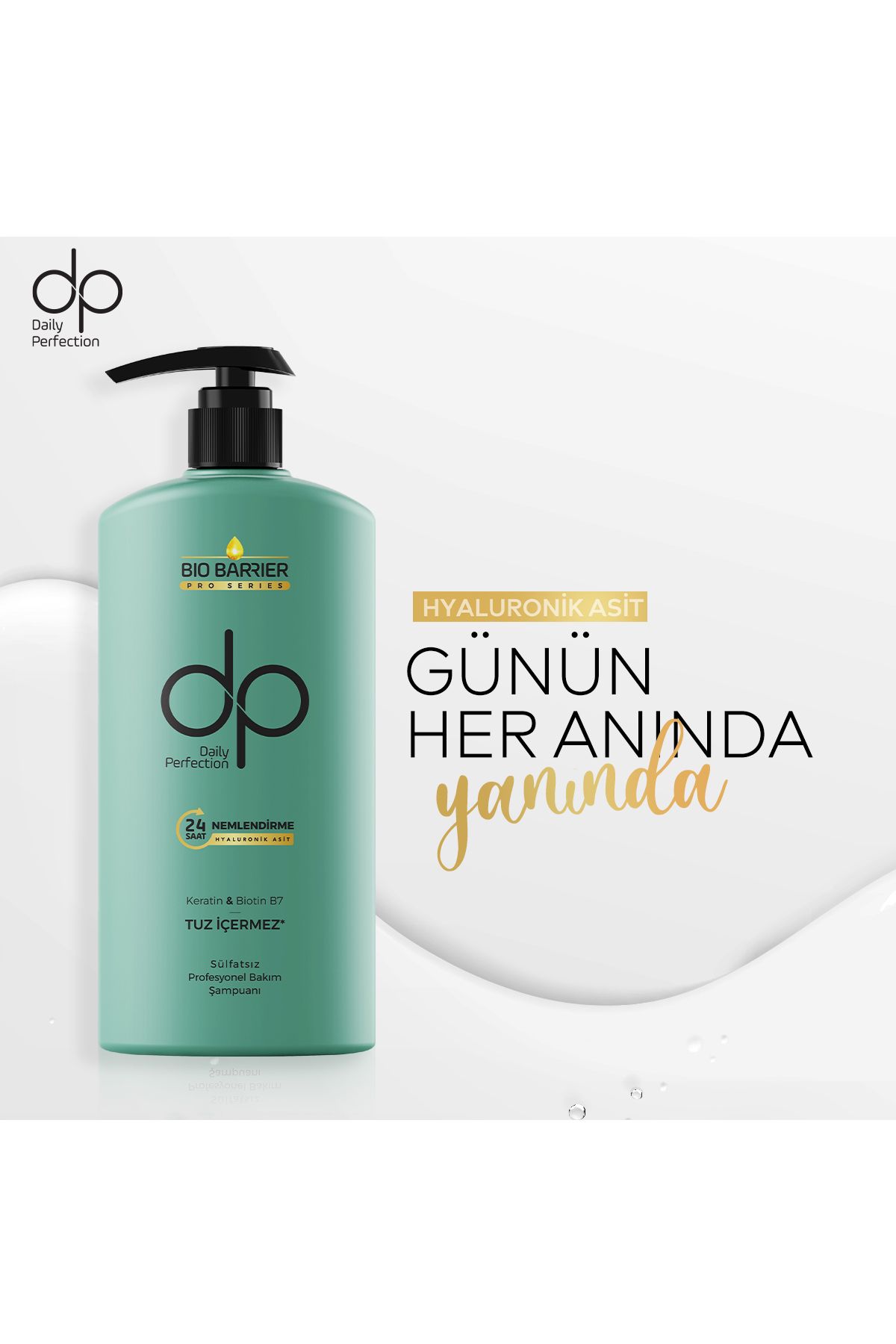 dp Daily Perfection Bio Barrier Şampuan 24 Saat Nemlendirme 2 Adet 500 ml-3