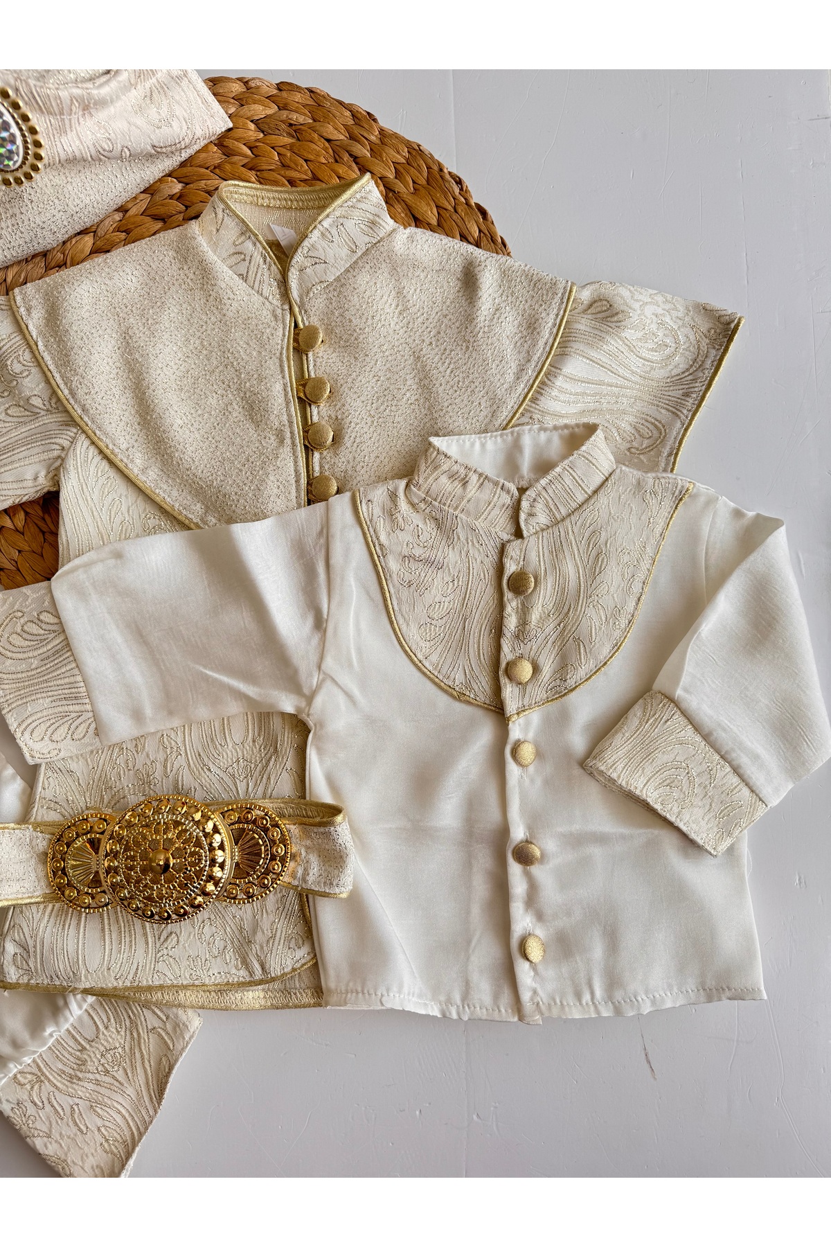 PİLEKİ BABY ( PATİKLİ ) 0 6 AY VE 1 YAŞ SÜNNET MEVLÜT KIYAFETİ , SÜNNETLİK MEVLÜTLÜK ŞEHZADE BEBEK HEDİYELİK fotoğrafı 4 (önizleme)