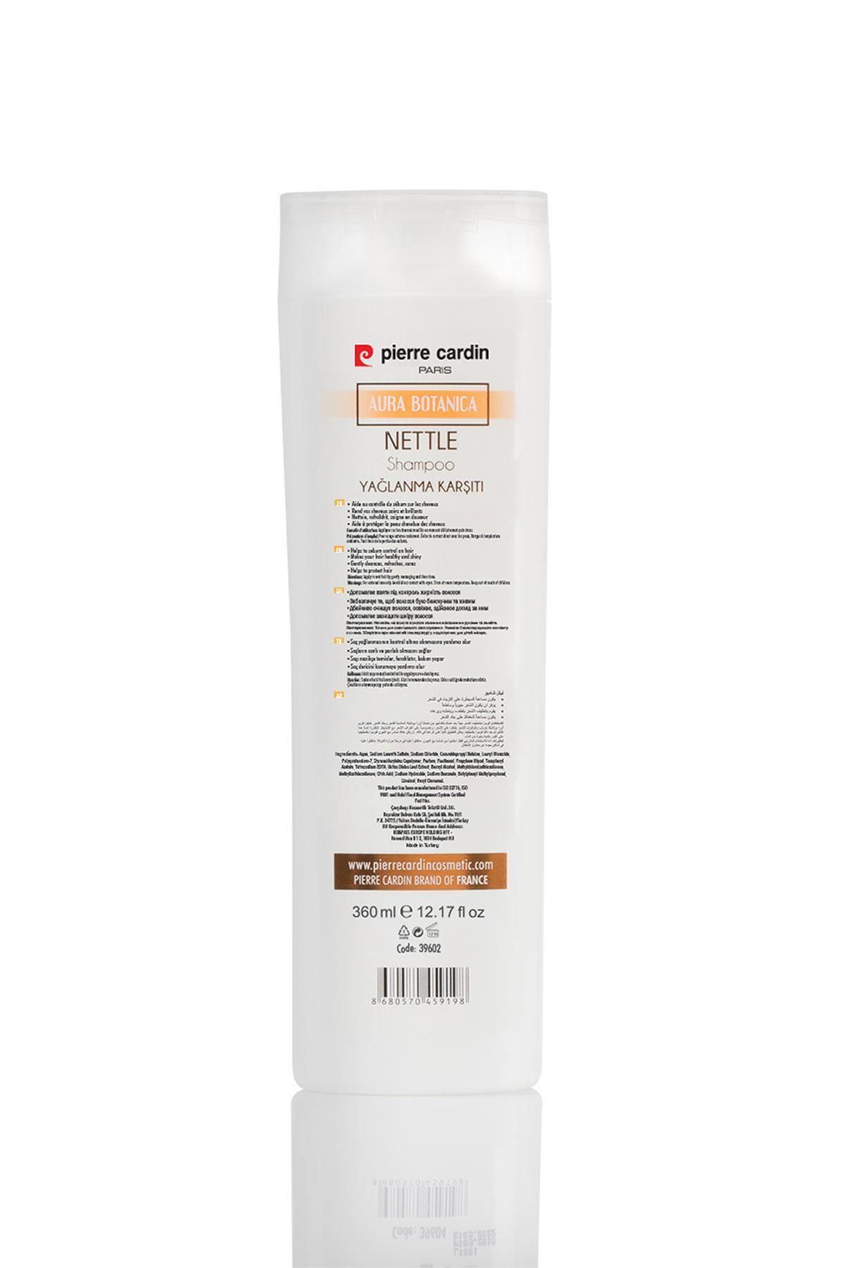 Pierre Cardin-Aura Botanica Nettle Extract Shampoo 360 ml 7