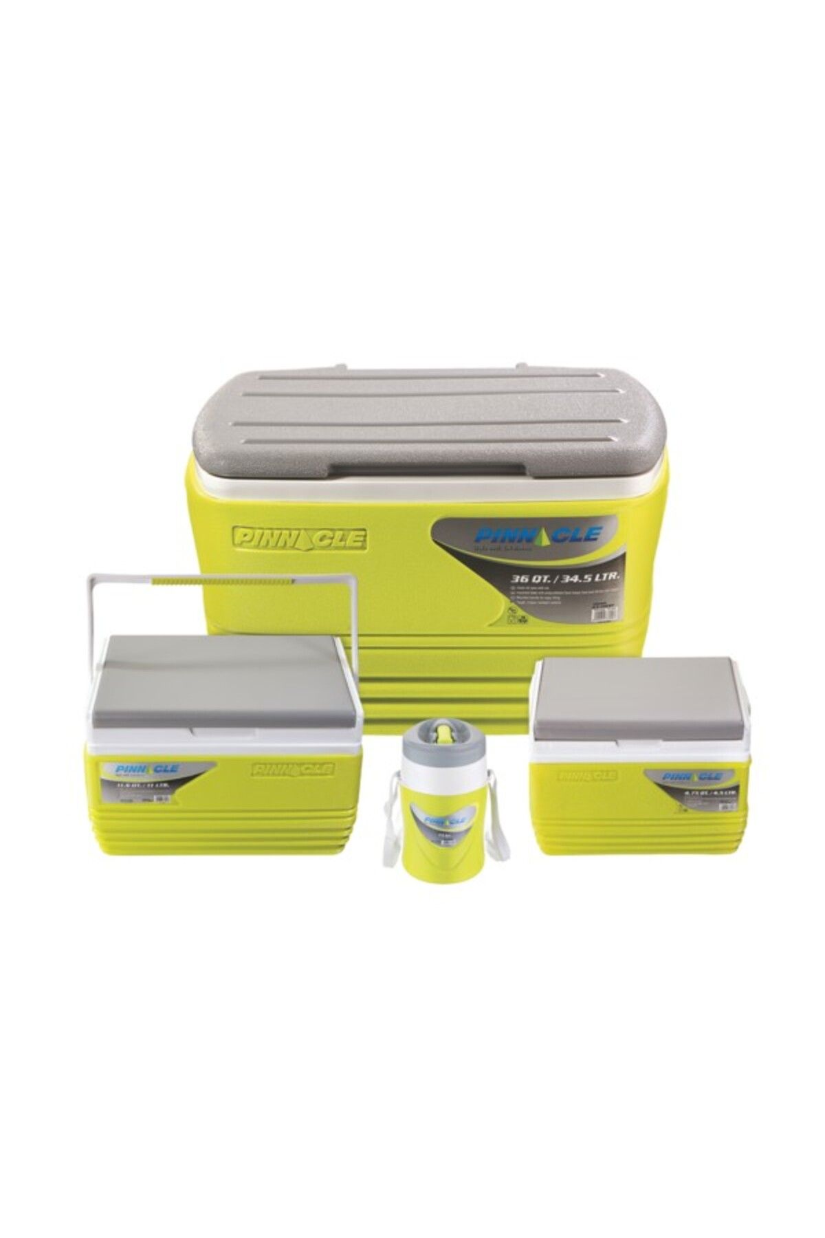PİNNACLE-4-Piece Plastic Insulated Eskimo Ice Chest Combo Set 1