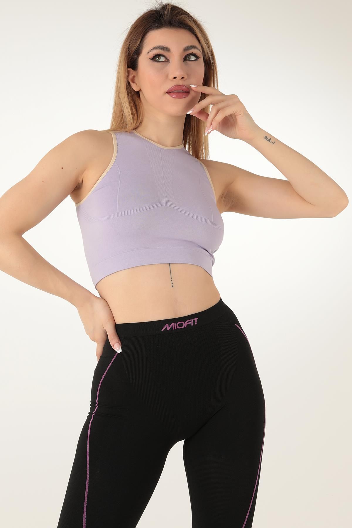 Miorre-Seamless Women's Thick Strappy Crop 8