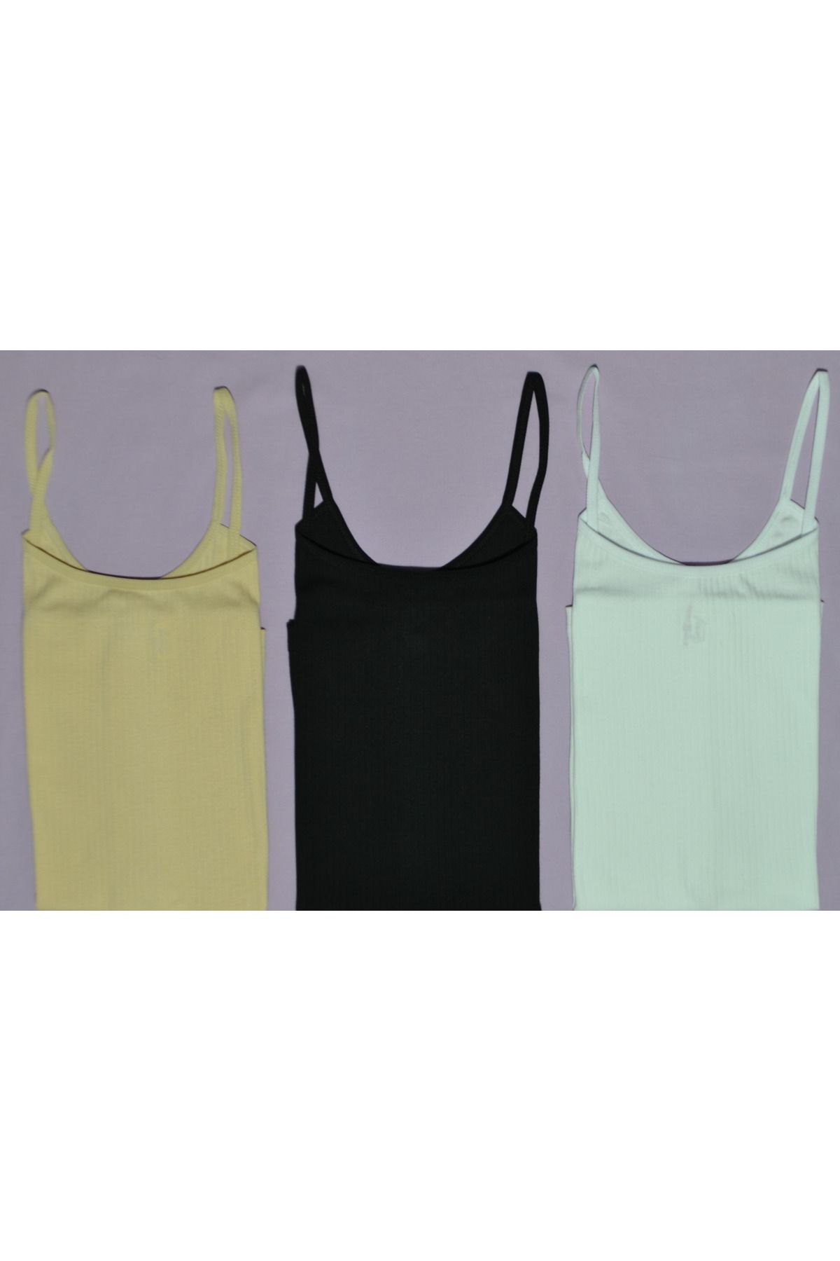 Şenay-Economy Pack of 3 with a Line Pattern with a Line Strap 100% Cotton Good Quality and Fit White Black Skin 3