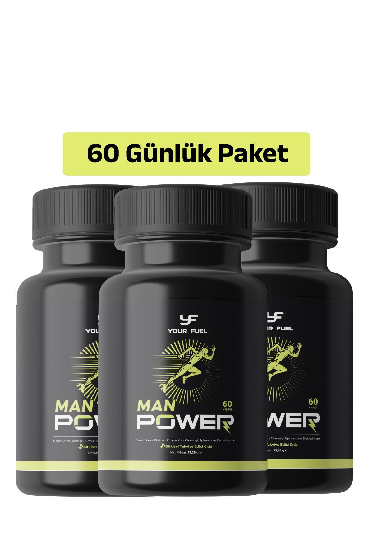 yourfuel Man Power 60 Günlük - 3 Kutu