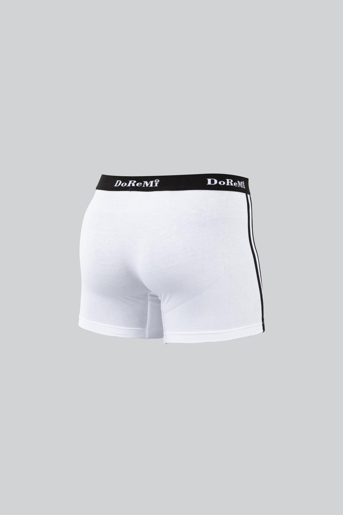 Doremi-Boxer Shorts - White - Plain 4