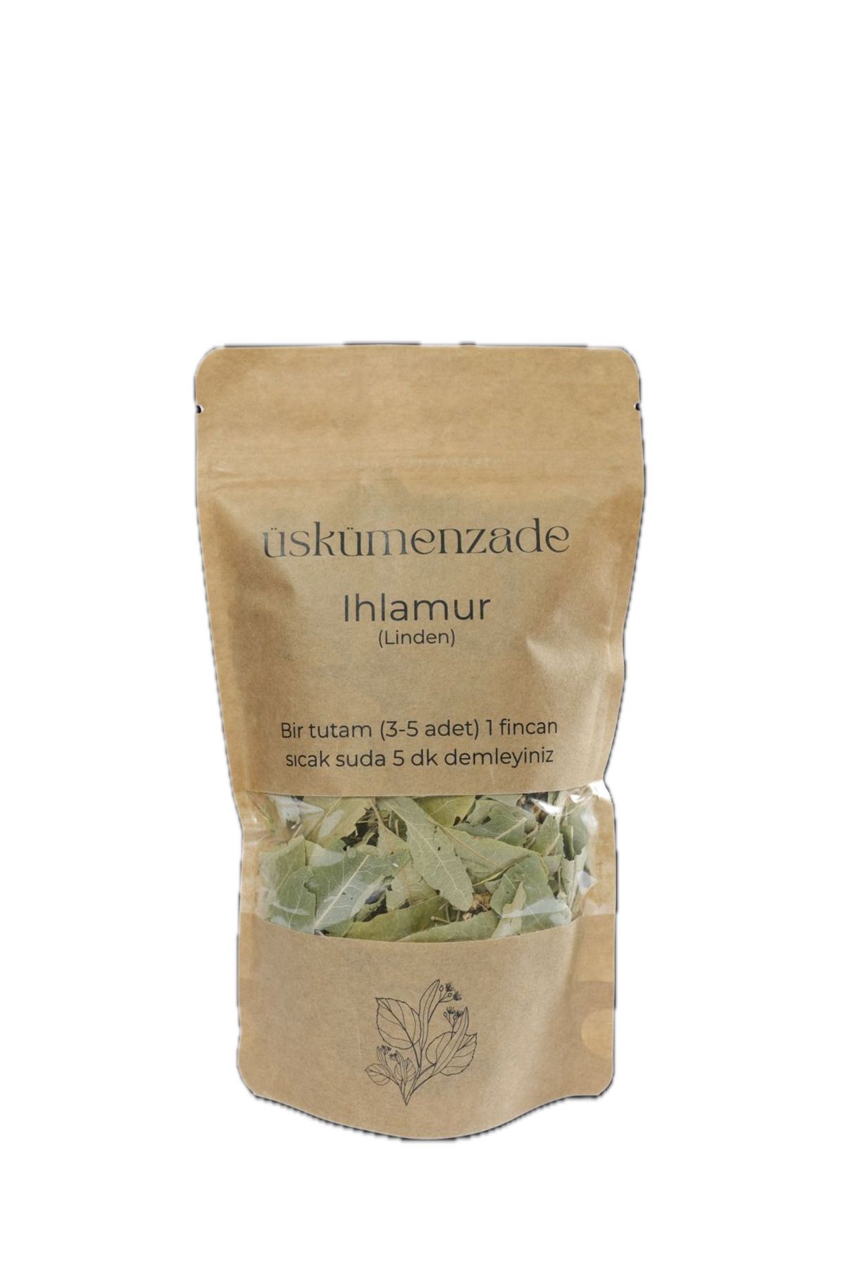 ÜSKÜMENZADE Ihlamur 15 gr. ( Yeni Mahsül, Doğal Kurutulmuş,)