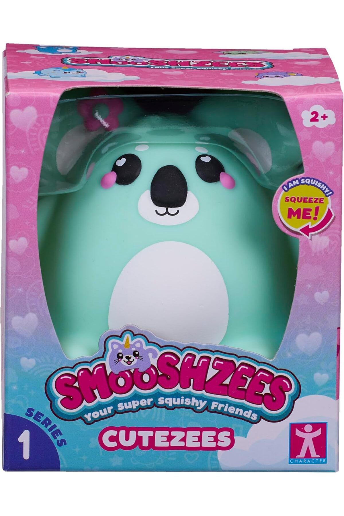 Smooshzees-Cutezees Chip, Green Koala, Collectable Characters, Supersoft, Cuddly and Squishy 1