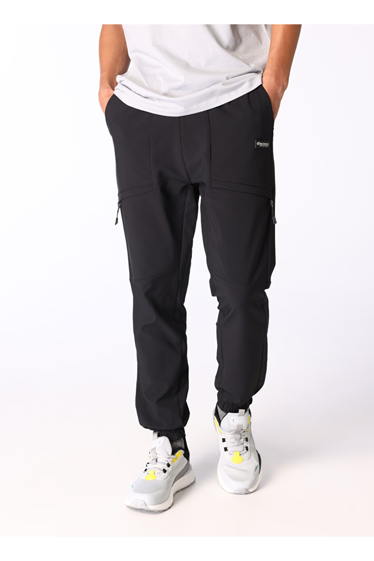 Black Men's Outdoor Pants D3WM-PNT3 Size: S