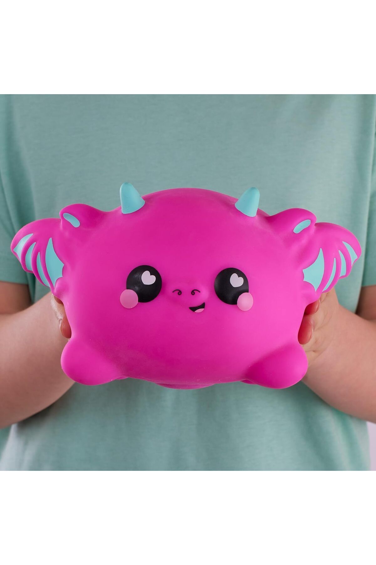 Smooshzees-Snugzees, Dinky, Pink Dragon, Collectable Characters, Supersoft, Cuddly and Squishy 4