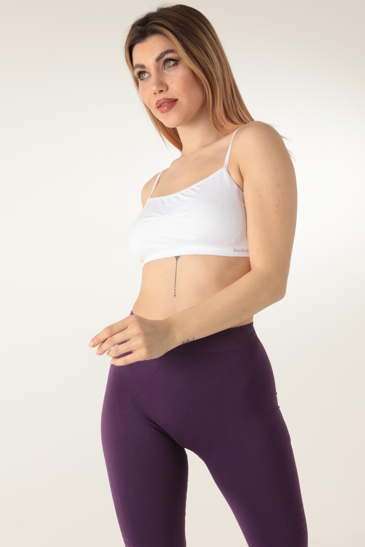DoReMi Seamless İnce Ayarlanabilir Askılı Kapsız Büstiyer