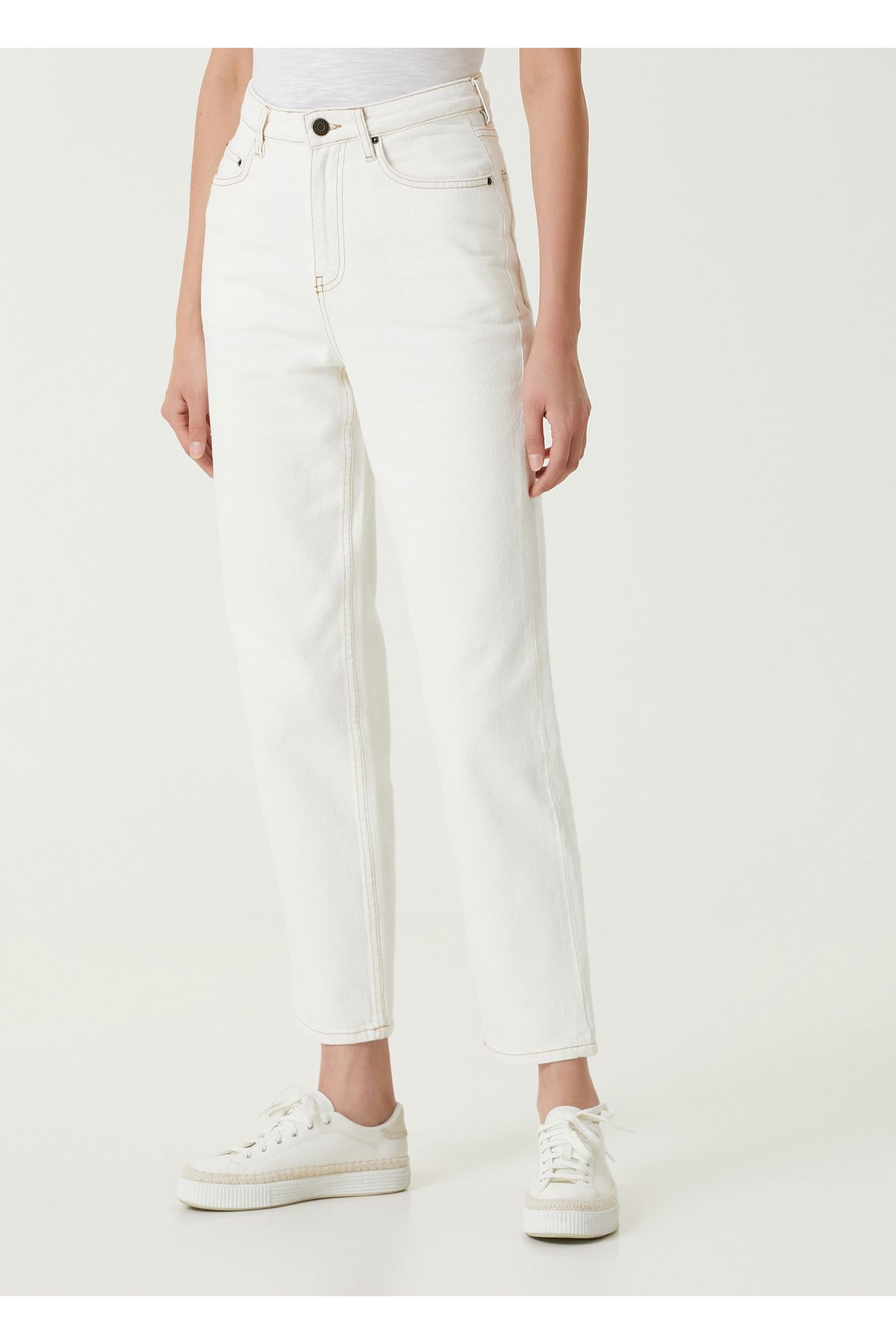 American Vintage-Le Droit White Jean Pants Size: 27 3