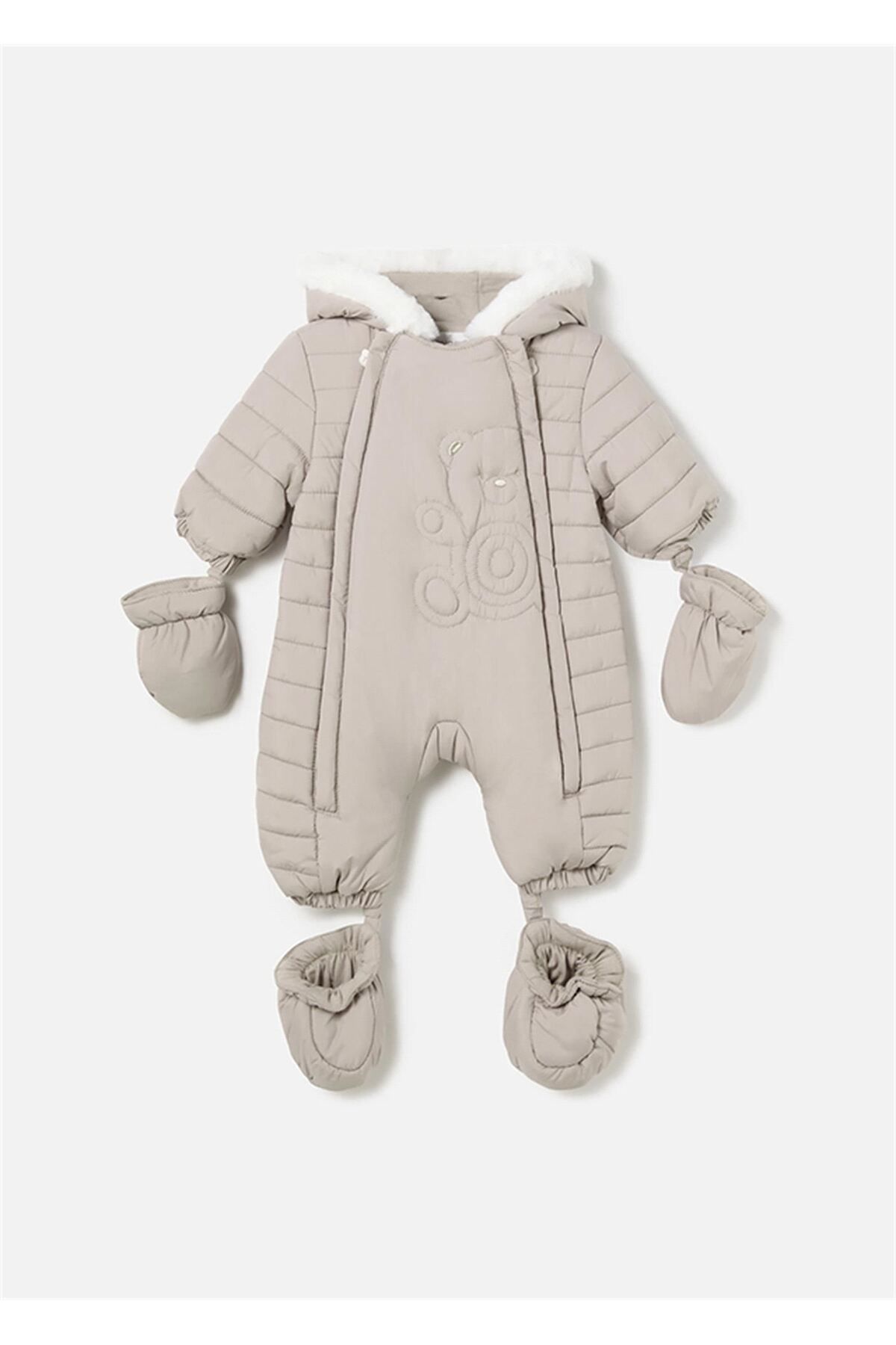 MAYORAL-Beige Astronaut Jumpsuit - Baby 2620 1