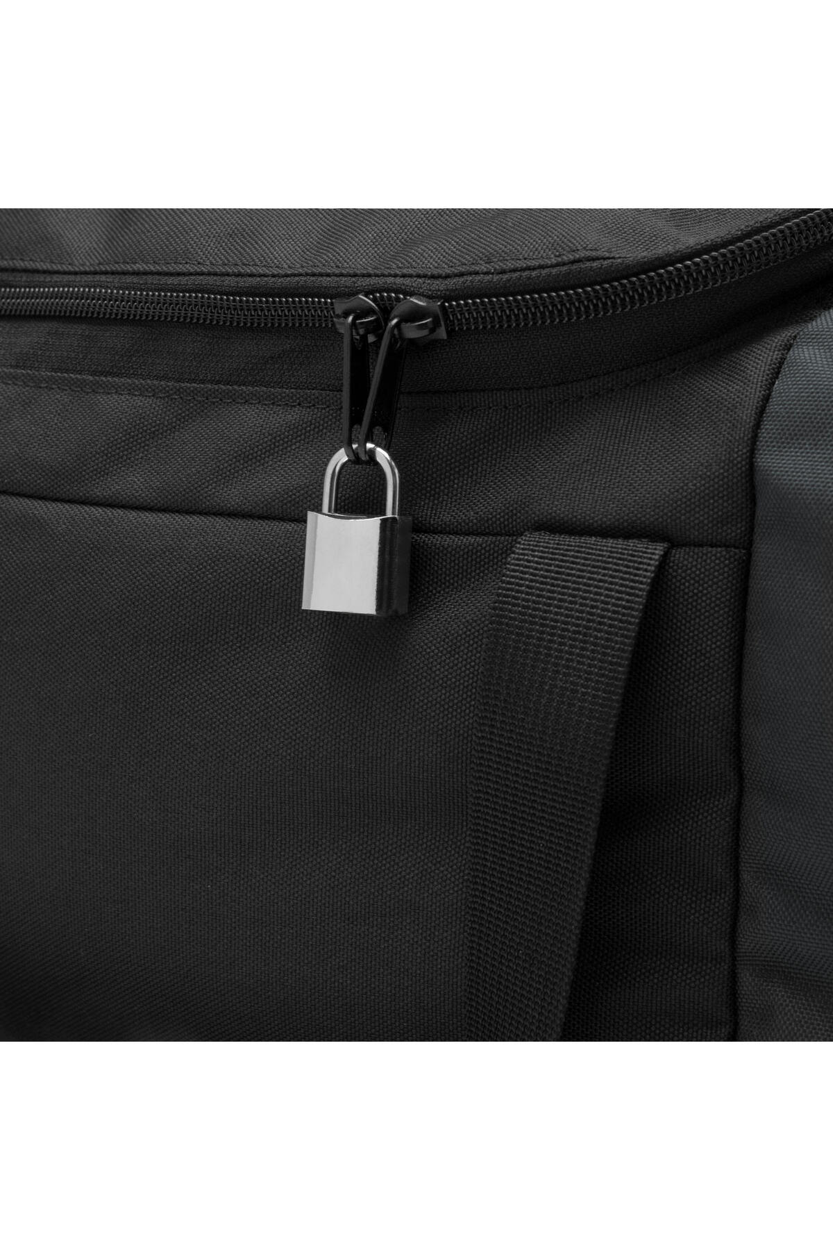 Decathlon  Askılı Spor Çantası - 20 L - Siyah - Essential - Görsel 7