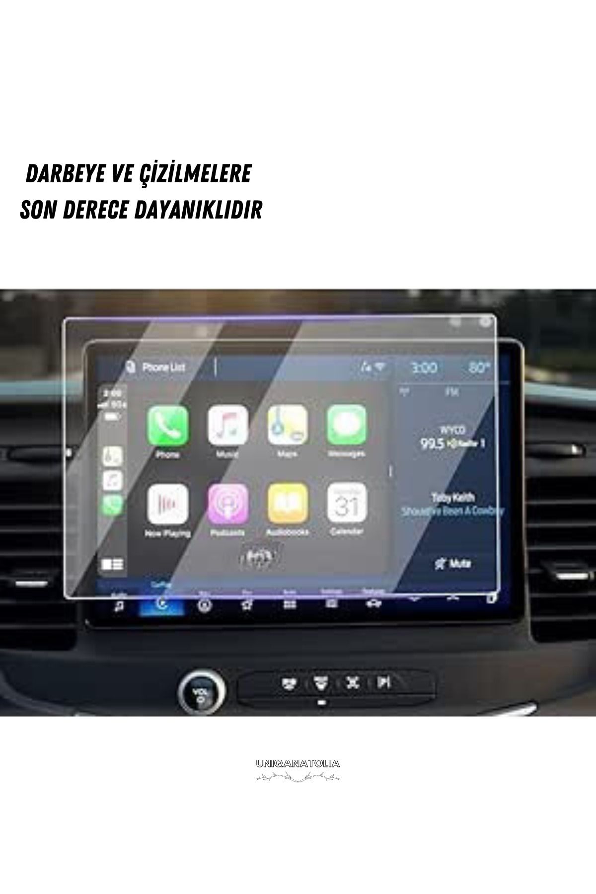 UniqAnatolia-Ford Transit 2024 Navigation and Multimedia Compatible Nano Screen Protector 3