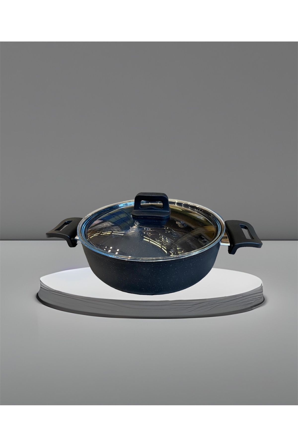 Bayev-Gray Julia 5-Piece Cookware Set with Pan Lid, Deep Pot and Dowry Set 5
