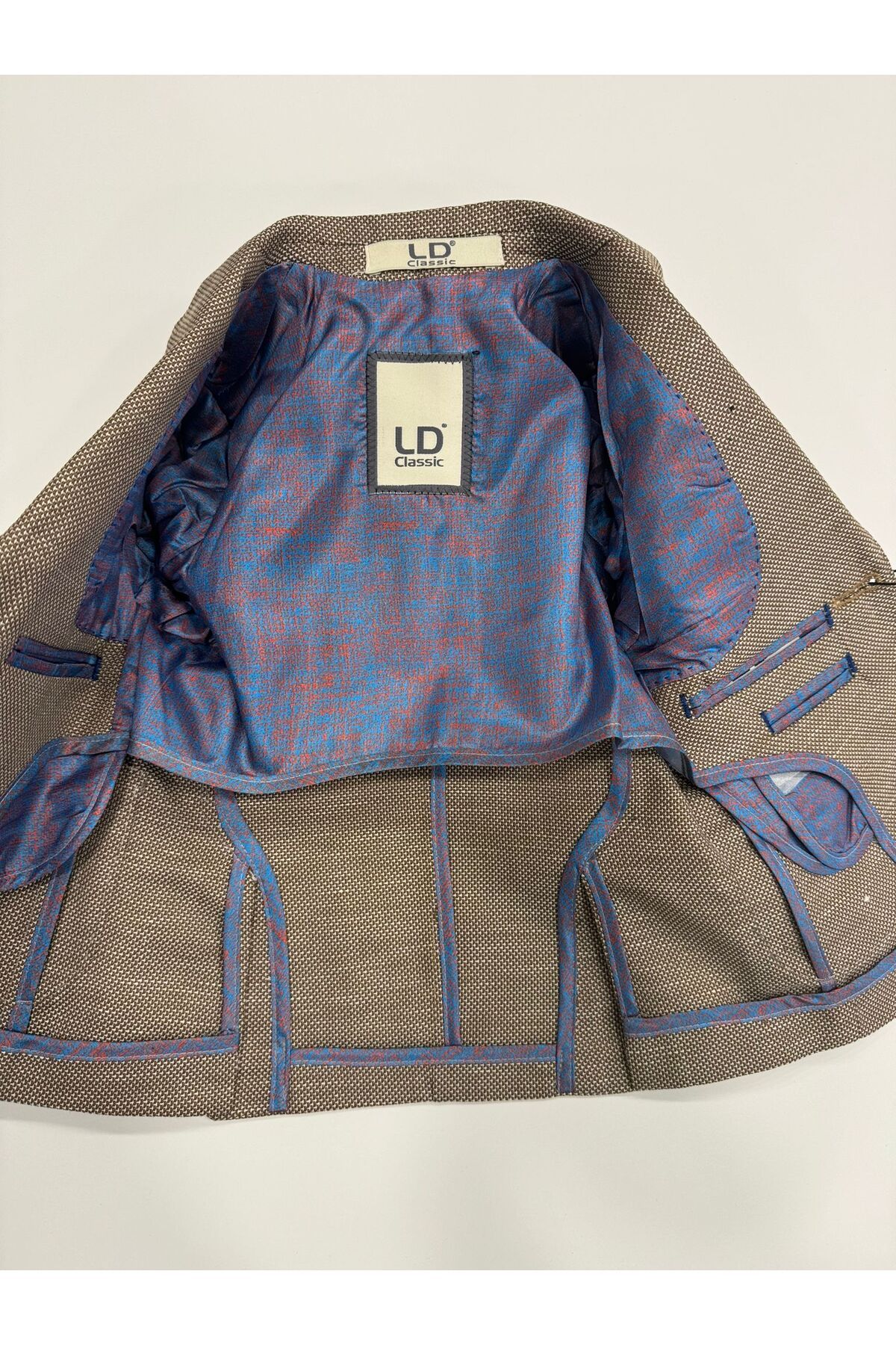 LEVENT DİSCİ LD CLASSIC-Baby and Children's Patterned Double Slips Single Jacket 4