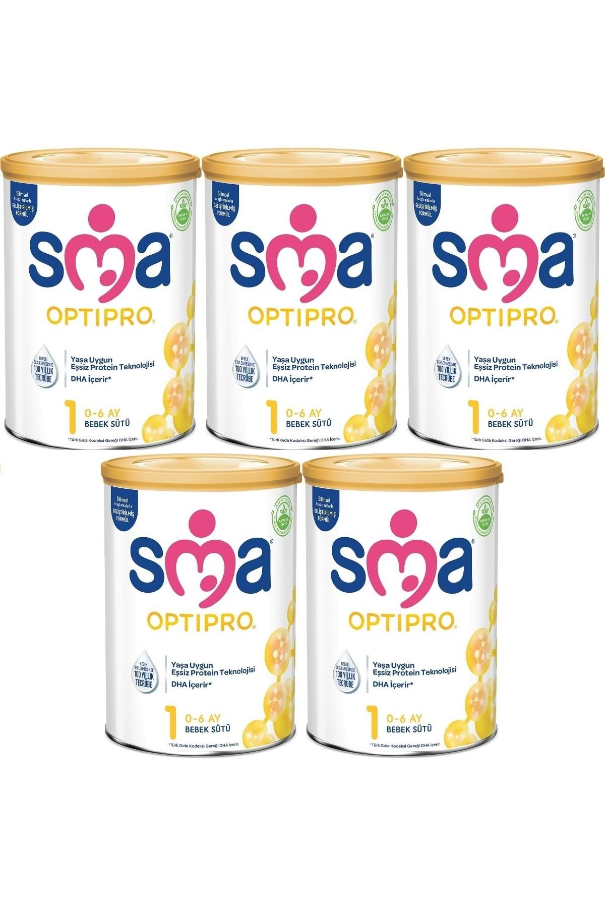 SMA Optipro 400GR No:1 Bebek Sütü (0-6 Ay) (5 Li Set)