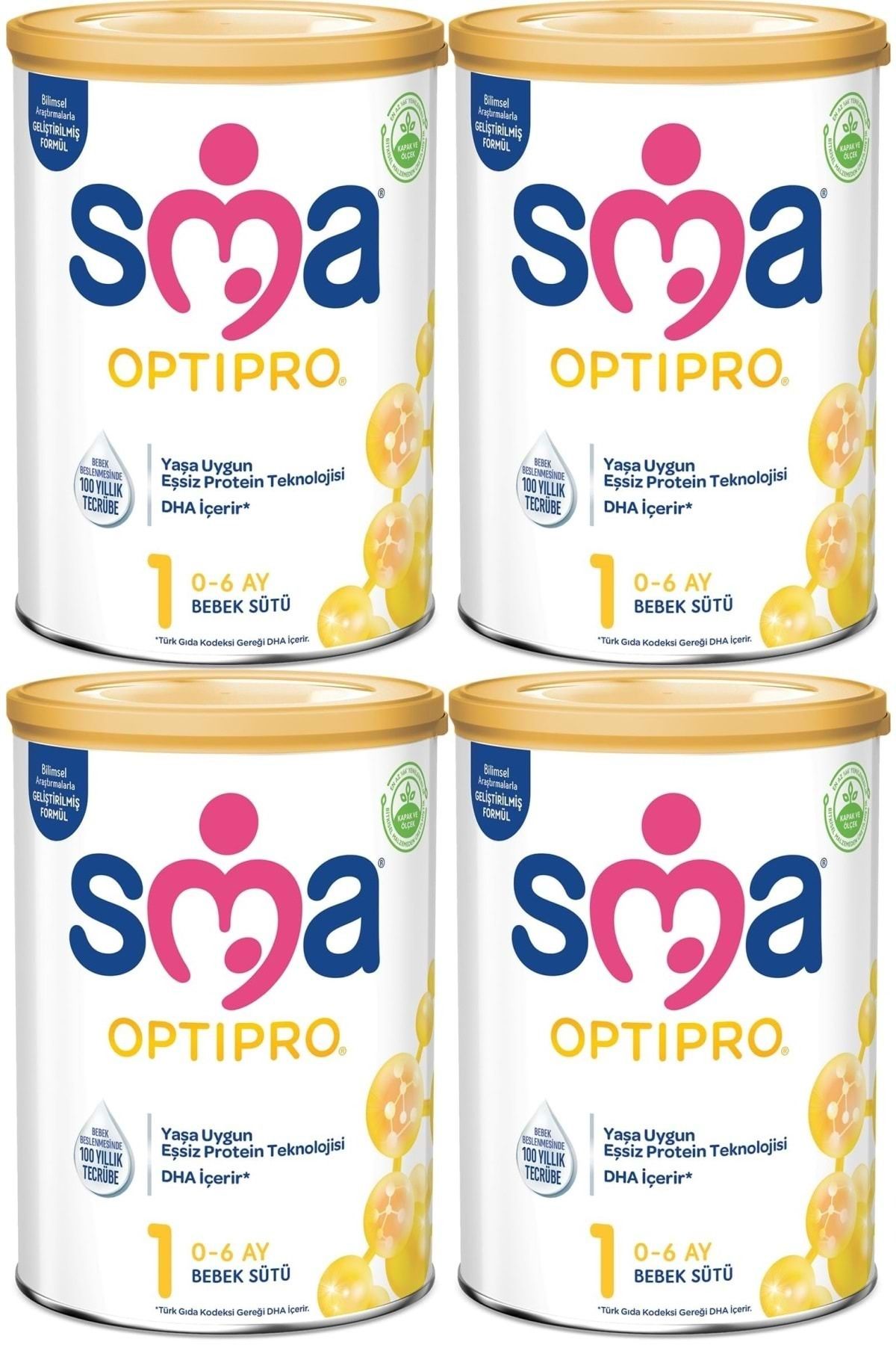 SMA Optipro 400GR No:1 Bebek Sütü (0-6 Ay) (4 Lü Set)