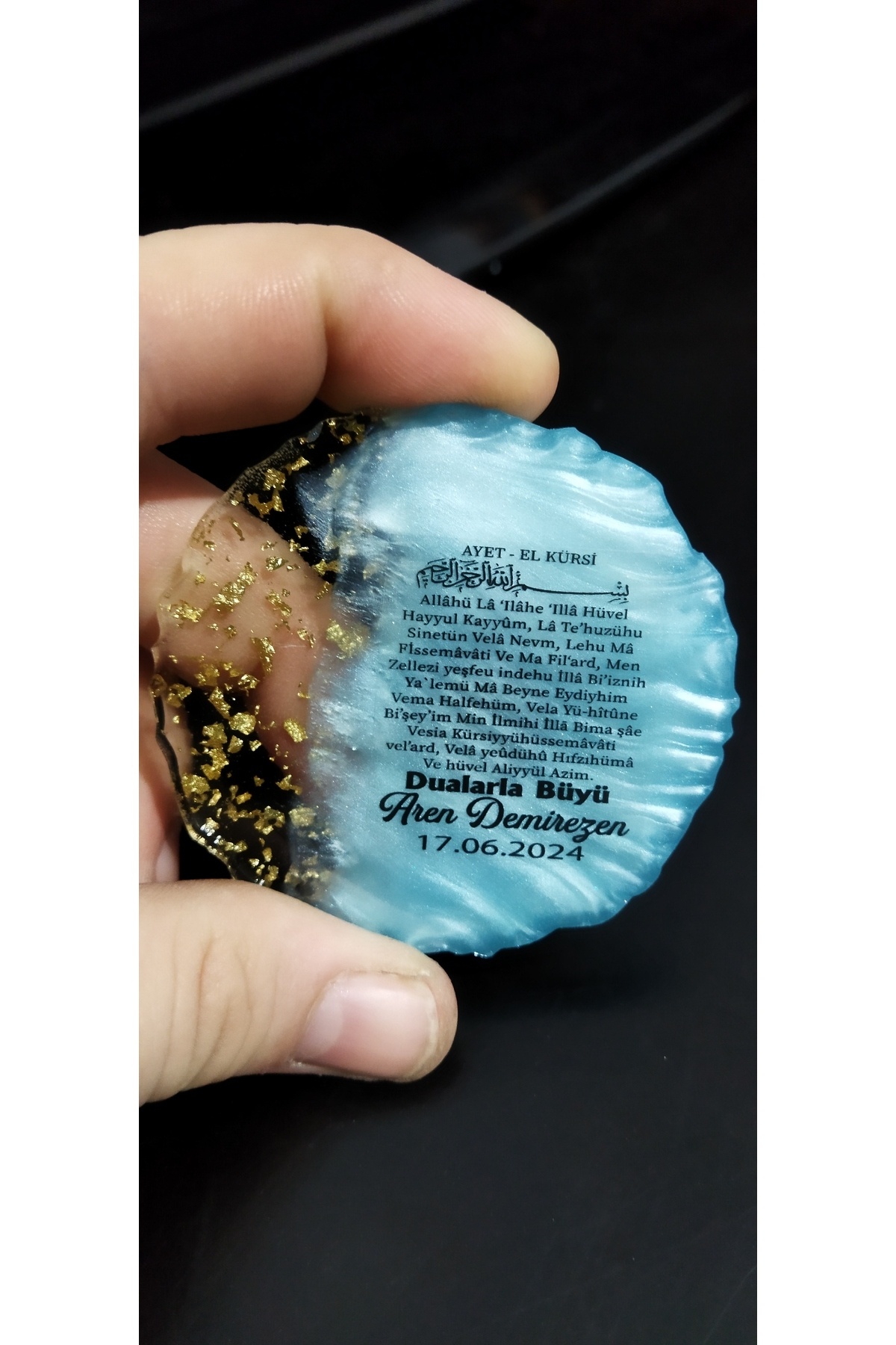 ErenAksesuar Mavi Epoksi Magnet 25 Adet Sünnet Doğum Günü Mevlüt Söz Nişan Nikah Kına Düğün Kuran fotoğrafı 4 (önizleme)