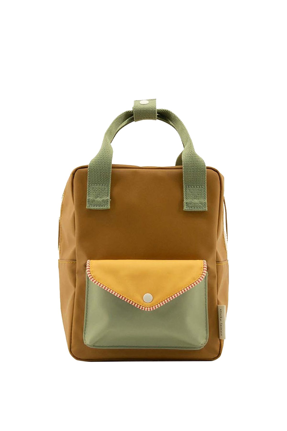 Sticky Lemon-Green Envelope Collection - Small Backpack 1