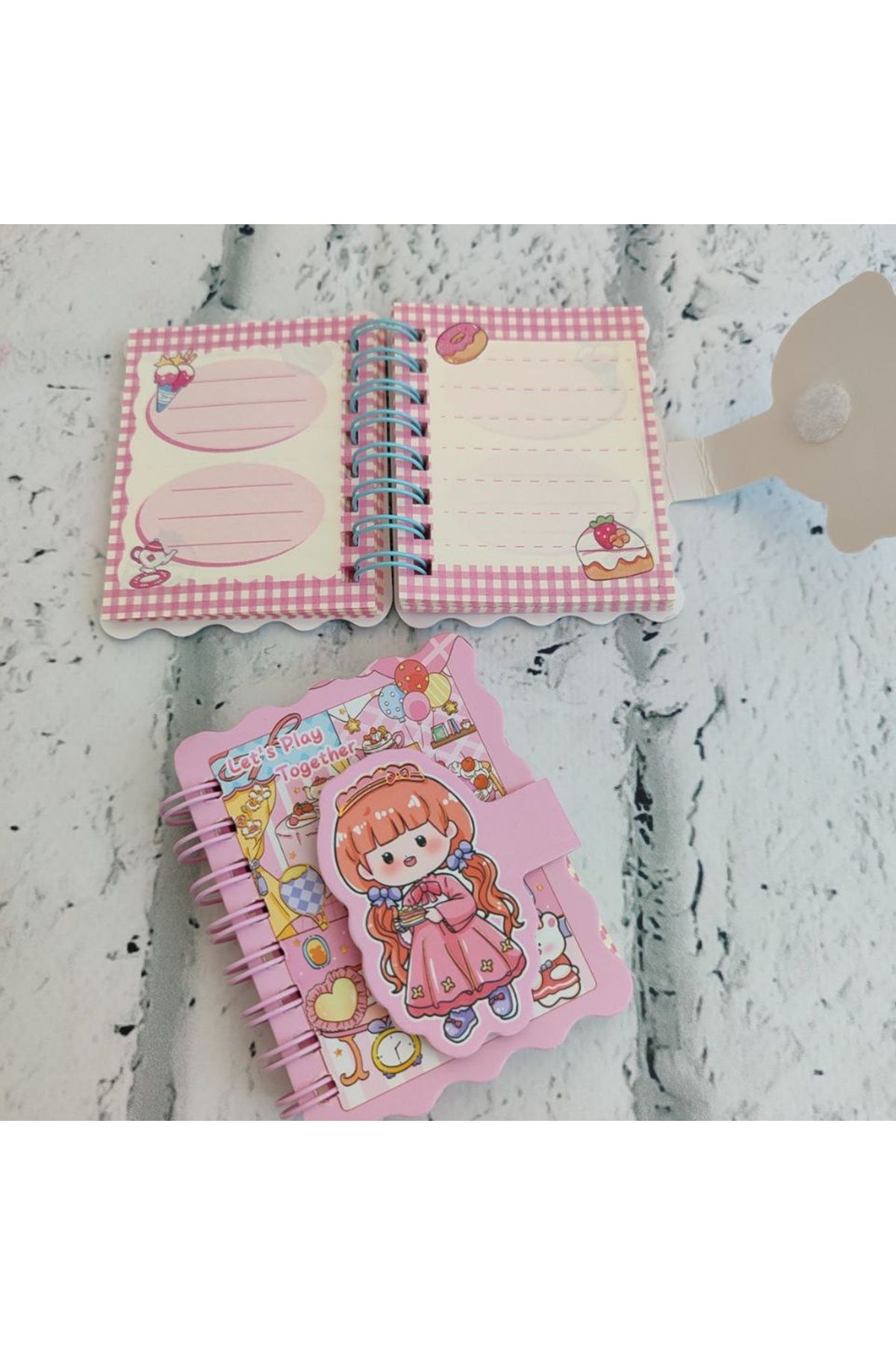 senacacollection-A7 Velcro Anime Concept Notebook Notepad Lined Notebook 80 Sheets 1Pcs 3