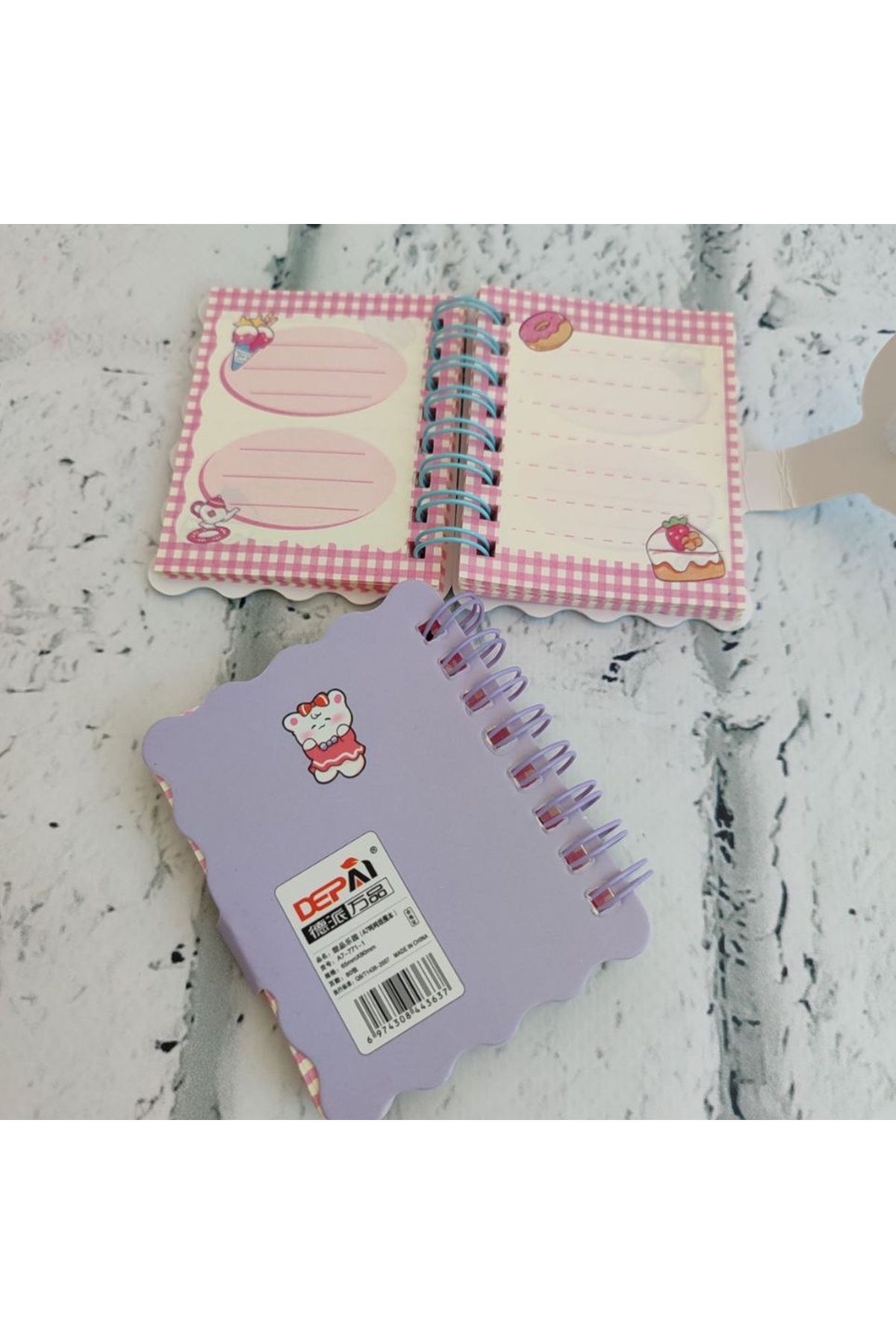 senacacollection-A7 Velcro Anime Concept Notebook Notepad Lined Notebook 80 Sheets 1Pcs 3