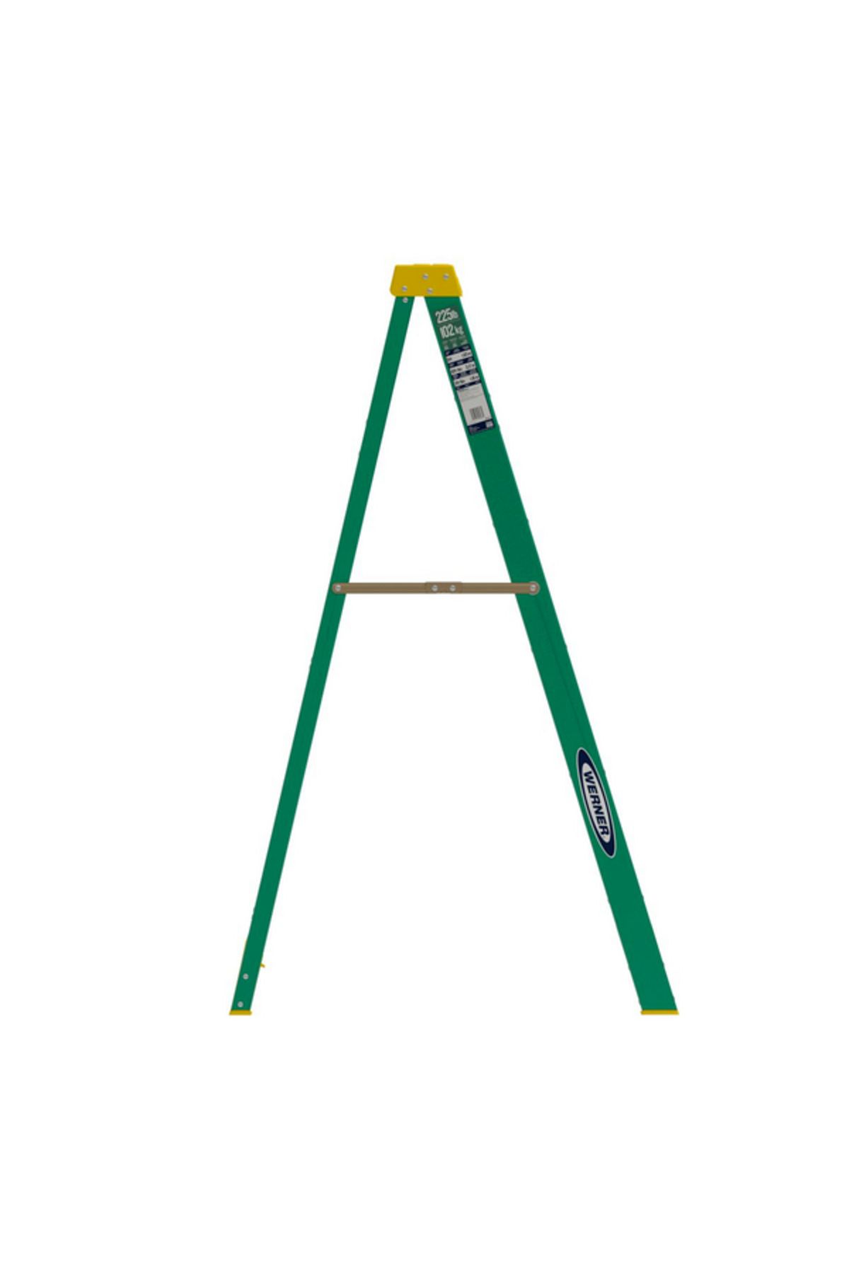 WERNER-Type II Durable and Sturdy Fiberglass Step Ladder 6ft 3
