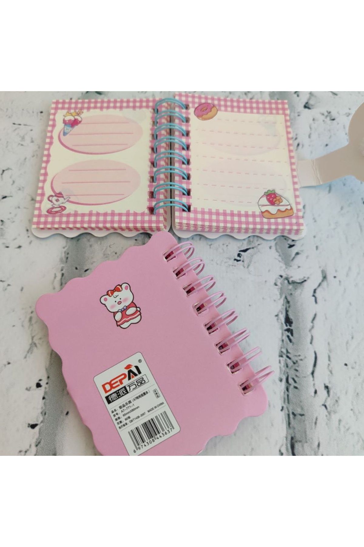 senacacollection-A7 Velcro Anime Concept Notebook Notepad Lined Notebook 80 Sheets 1Pcs 4