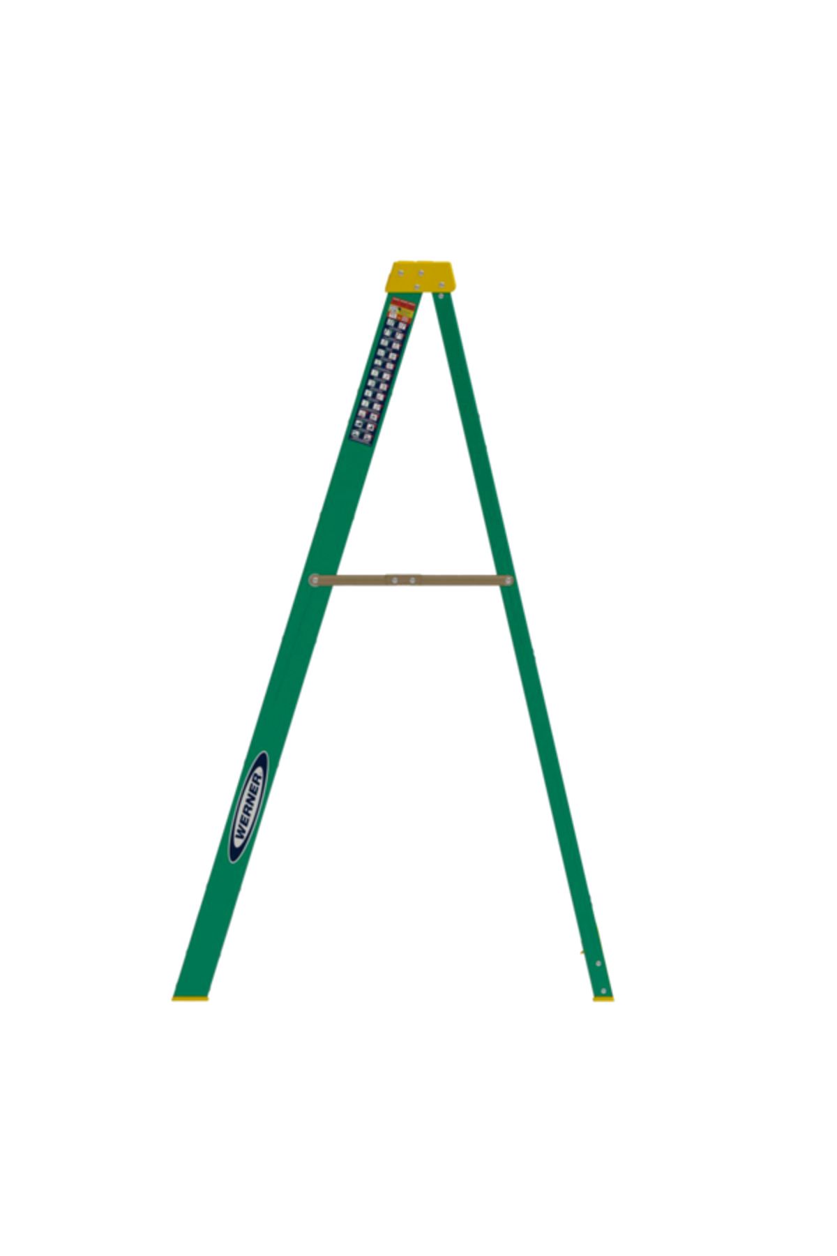 WERNER-Type II Durable and Sturdy Fiberglass Step Ladder 6ft 7