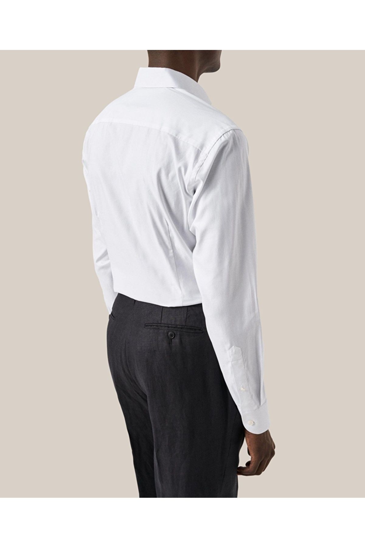 Eton-White Signature Oxford Cotton Shirt Size: 40 6