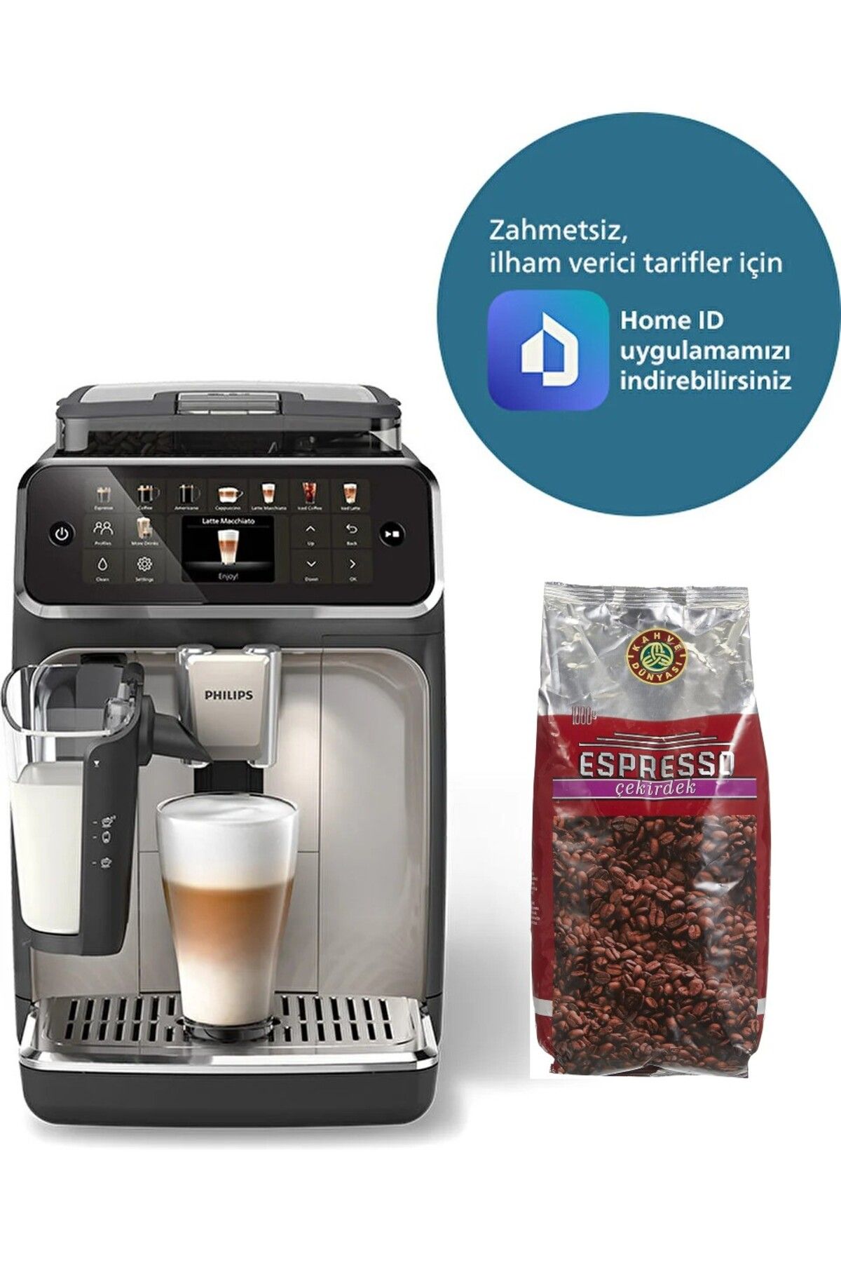 Philips Tam Otomatik Espresso Makinesi - Özel Seri - Kahve Hediye