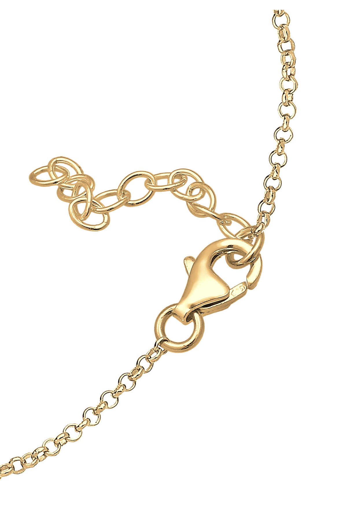 Collana Donna Elli In Argento 925 Con Ciondolo Cuore E Croce Tempestato Di Cristalli - Filigrana Moderna