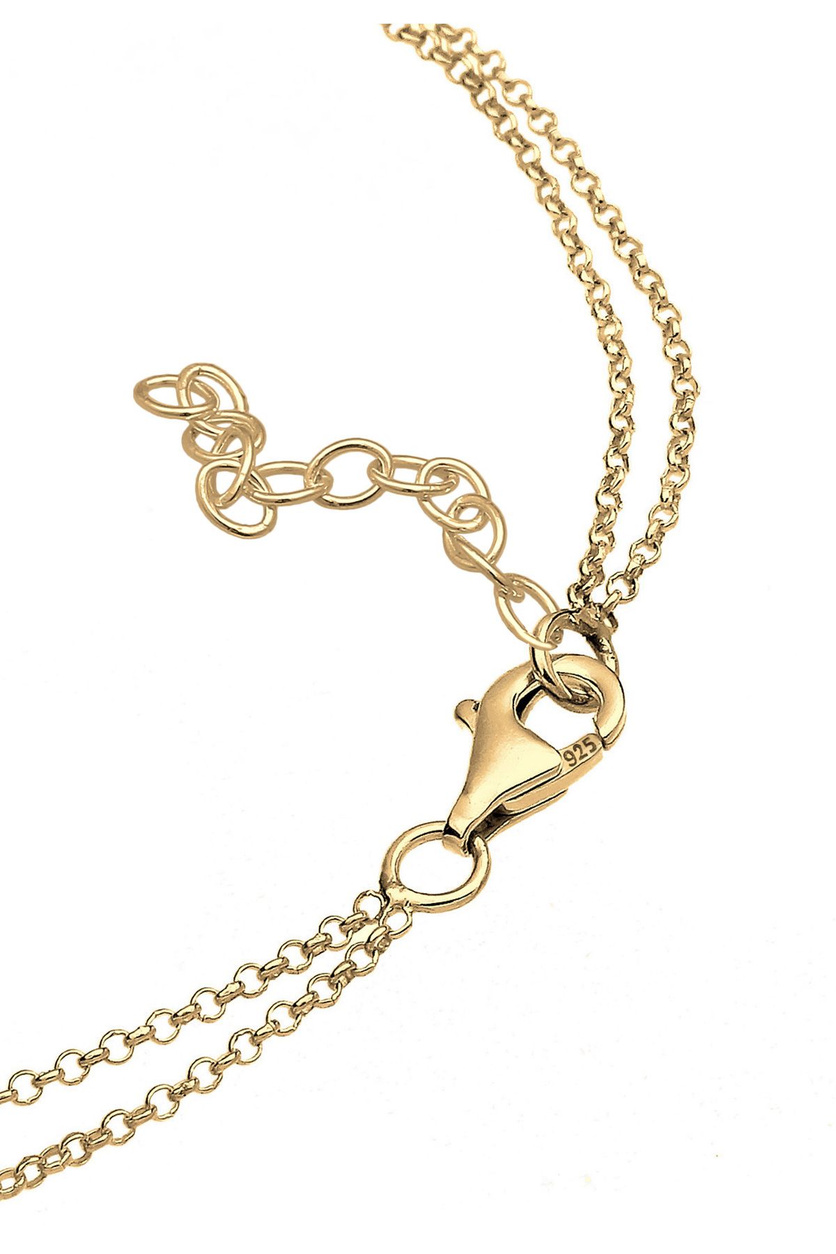 ELLI-Náramek Dámský přívěsek Infinity Basic s diamanty (0,03 CT.) 925 Sterling Silver 8