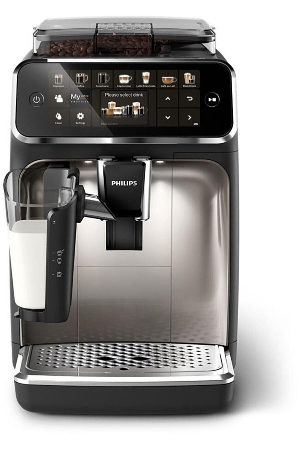 Philips LatteGo Tam Otomatik Espresso Makinesi, Tek Dokunuşla 12 Çeşit İçecek, EP5447/90
