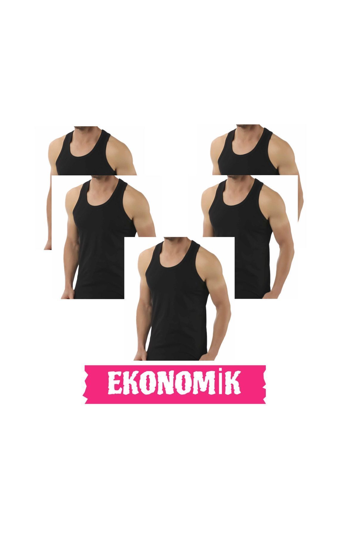 SİERNA 5 li renkli erkek atlet srn-001258