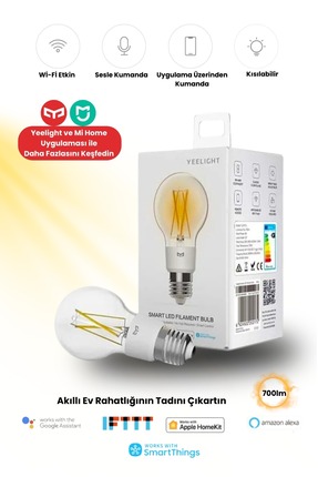 Yeelight Smart Filament Bulb Akıllı Led Ampül 700lm