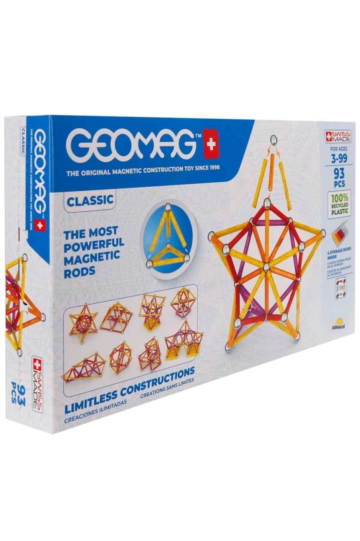 SYNOPE Çocuk Geomag Classic Manyetik Zeka Oyunu 93 Parça S00000273