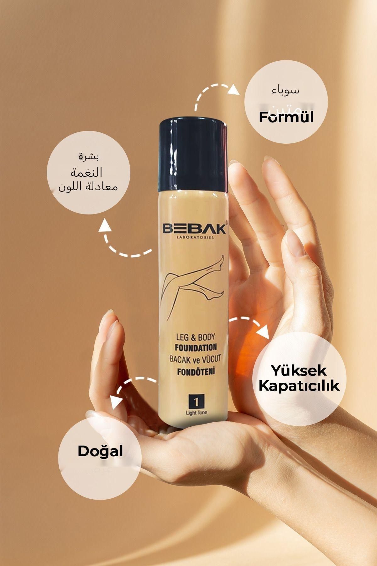 Bebak-Leg Foundation No:1 Light Light Tone 75 ml 2