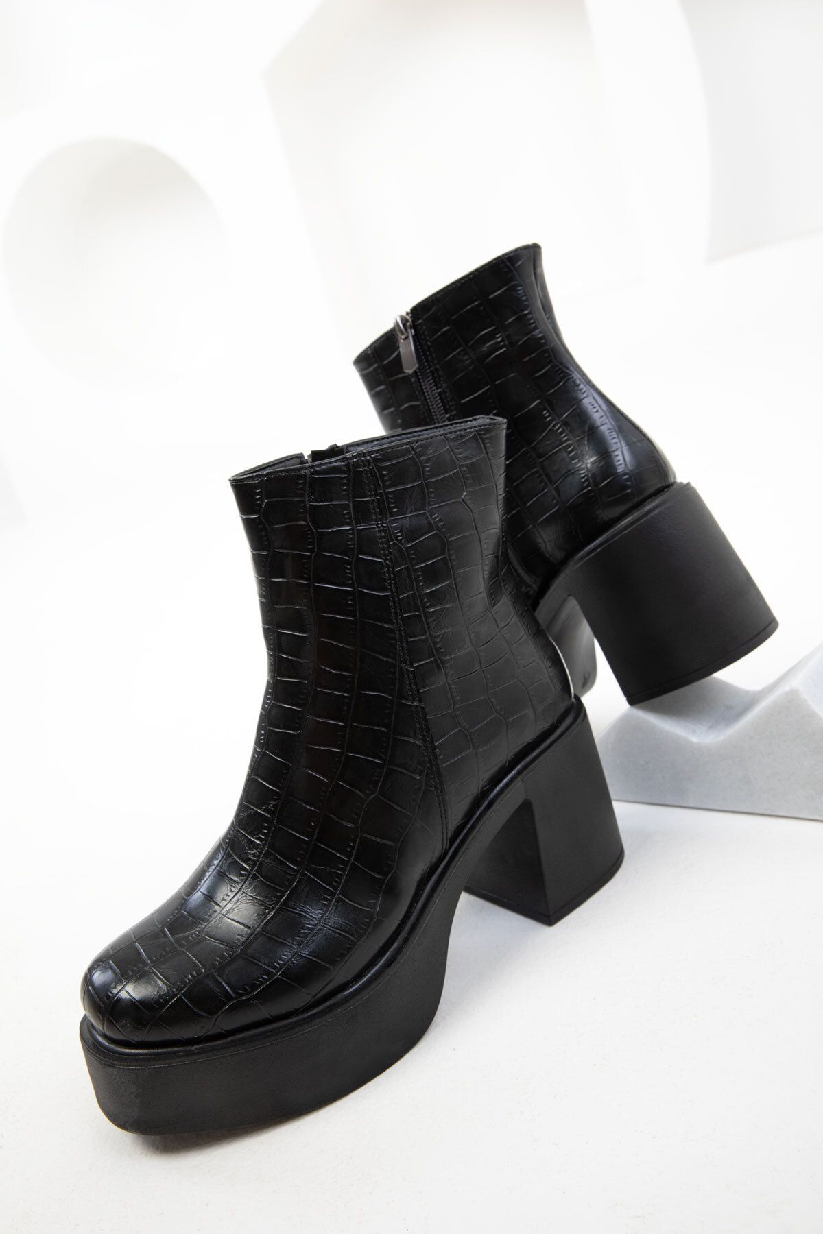 SOHO-Krako Μαύρες Γυναικείες Μπότες - 19986 Model Bootie 2