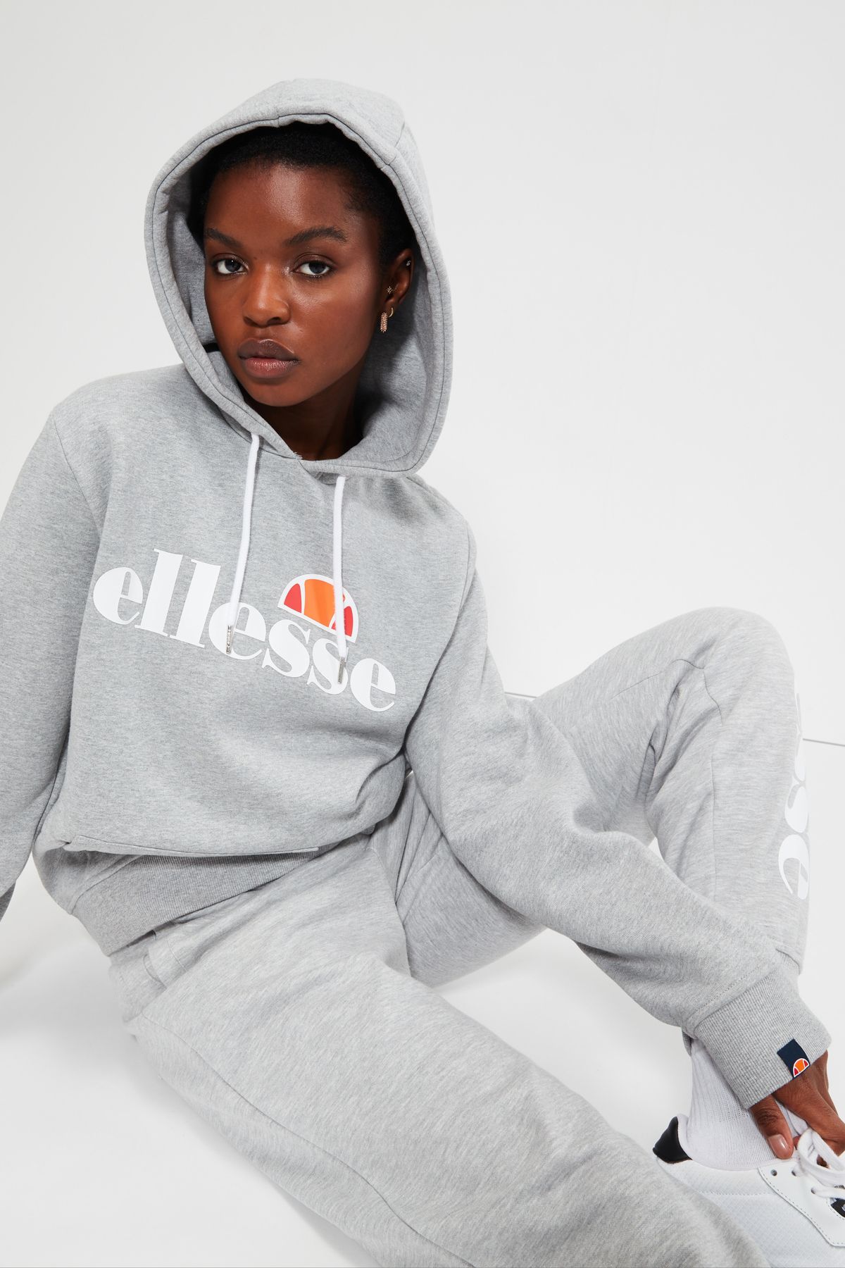 Ellesse-Damen Hoodie TORICES - пуловер, суичър, пуловер, капузе, печат на лого 6