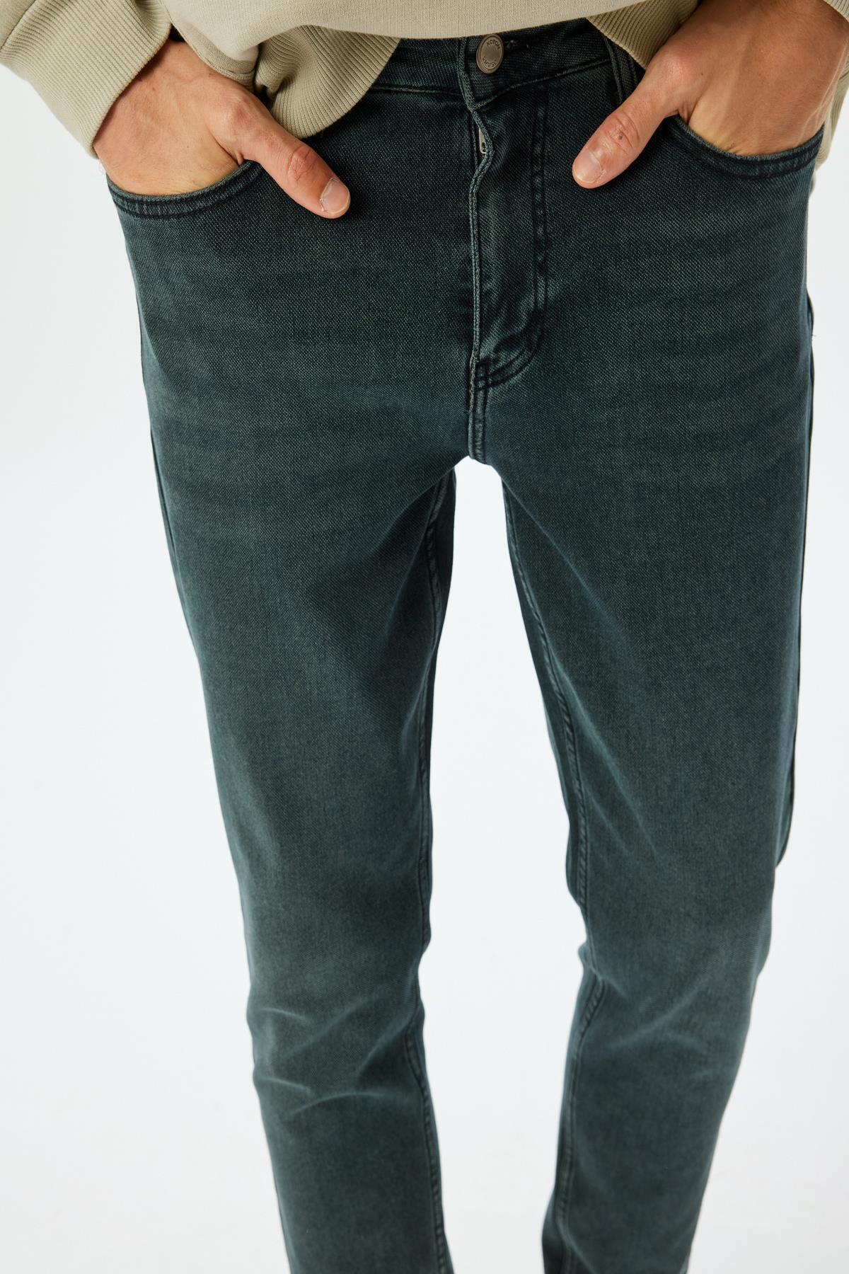 Koton  Petrol Erkek Jeans 5WAM40085ND - Görsel 5