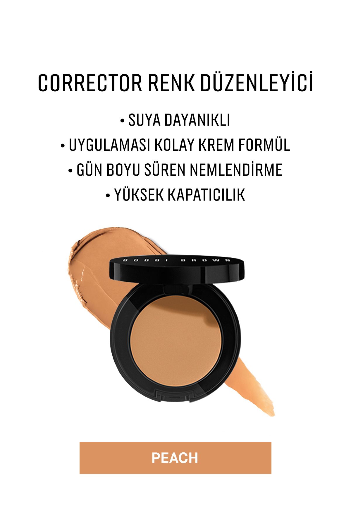 Corrector - Krem Renk Düzenleyici Kapatıcı -  Peach 716170086750