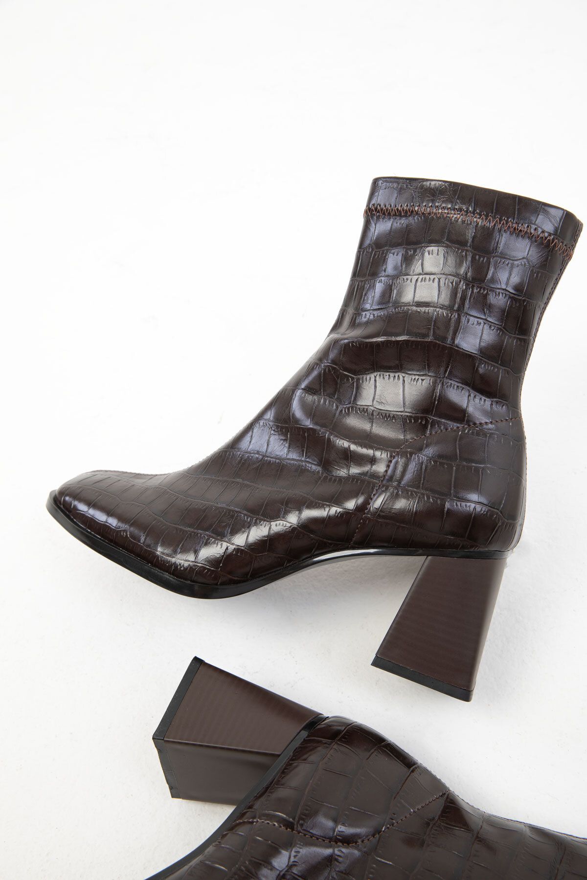 SOHO-Krako Γυναικείες Μπότες - Καφέ 19962 Model Bootie 4