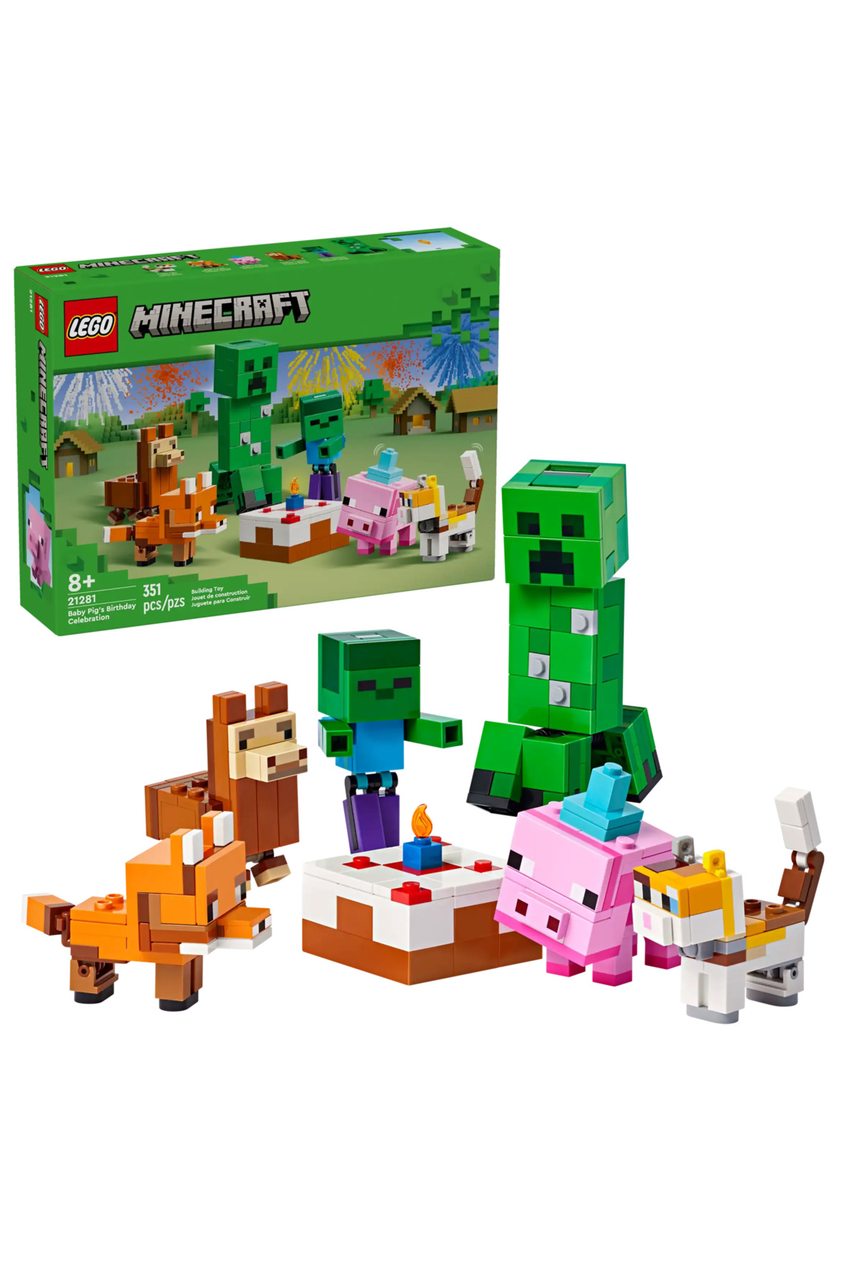 LEGO 21281 LEGO® Minecraft Yavru Domuzun Doğum Günü Kutlaması