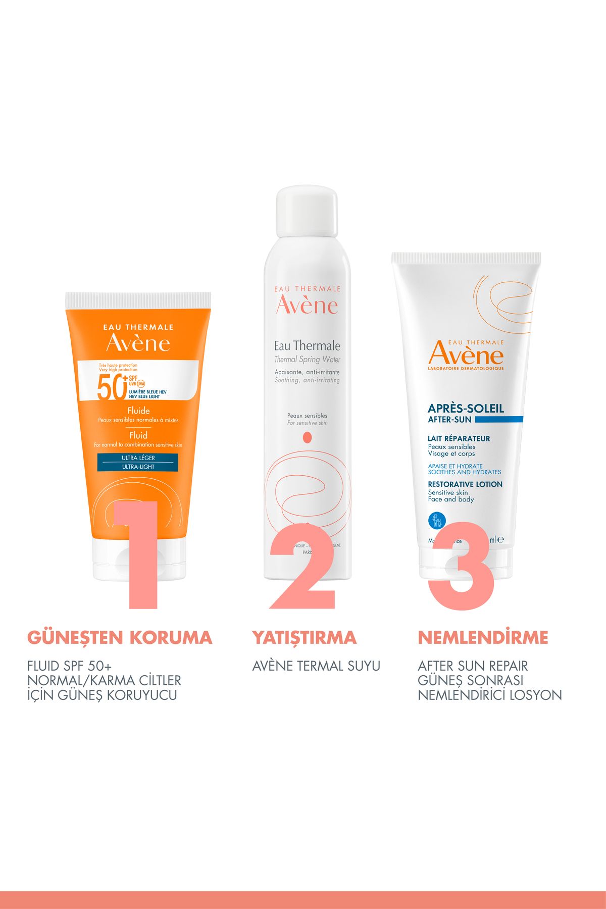 Avene-واقي شمسي سائل بعامل حماية من الشمس SPF 50+ عالي الحماية للبشرة العادية أو المختلطة، 50 مل 6