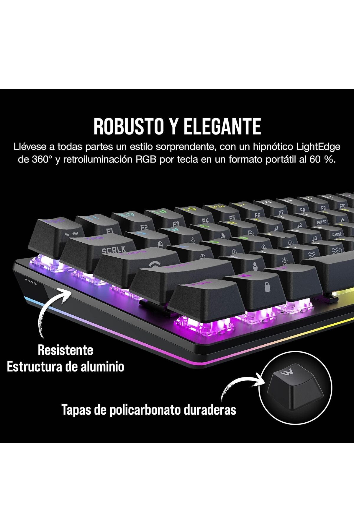 Corsair-K70 Pro Mini Wireless Rgb 60% Mechanical Gaming Keyboard 8