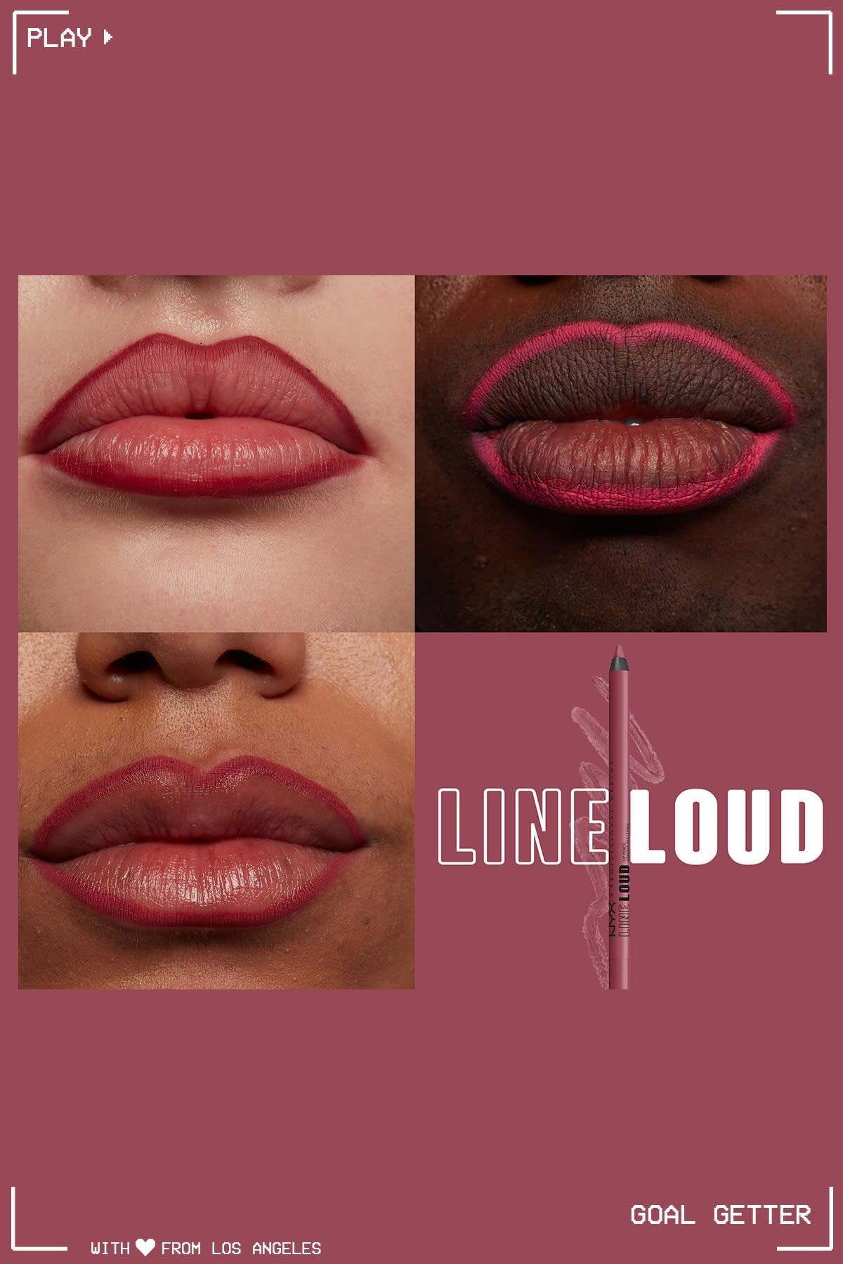 Line Loud Lip Pencil - 15 Goal Getter NYX Professional Makeup
