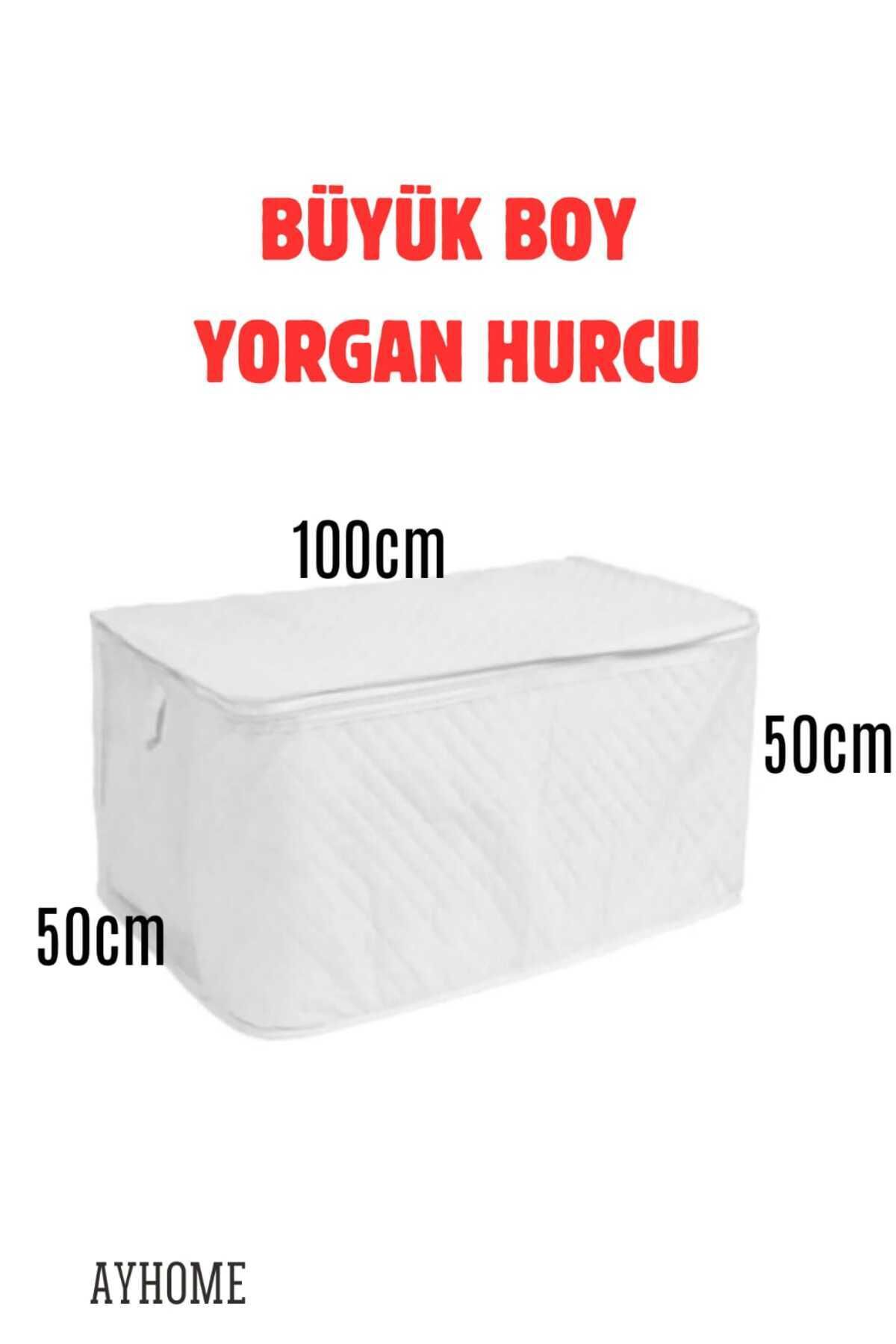 AboutThePerfect Büyük Boy Beyaz Yorgan Döşek Battaniye Fermuarlı 100x50 cm Yıkanabilir