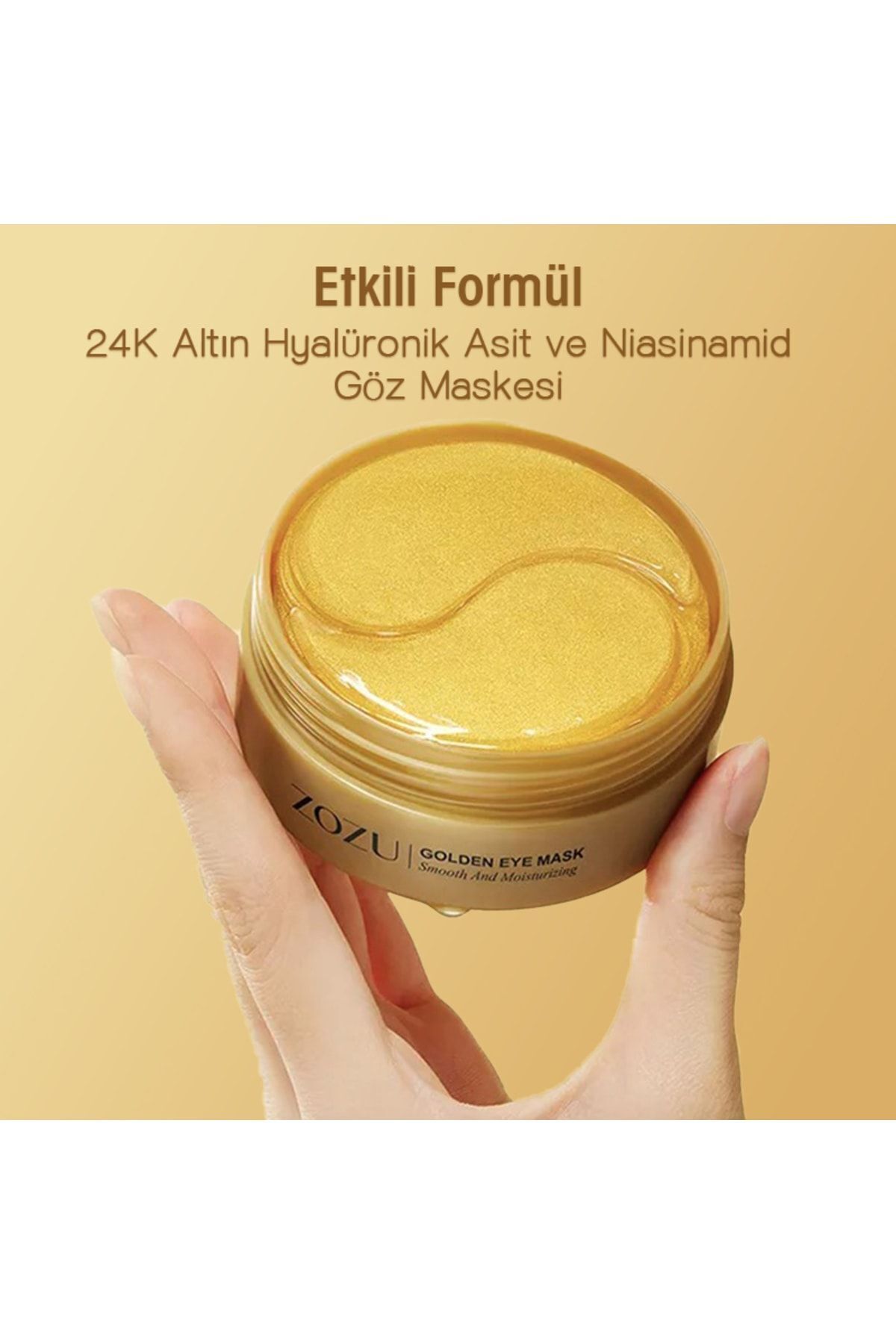 ZOZU-®   24K Gold Hyaluronic Acid Anti-Wrinkle and Dark Circle under Eye Mask 60 Pieces 6