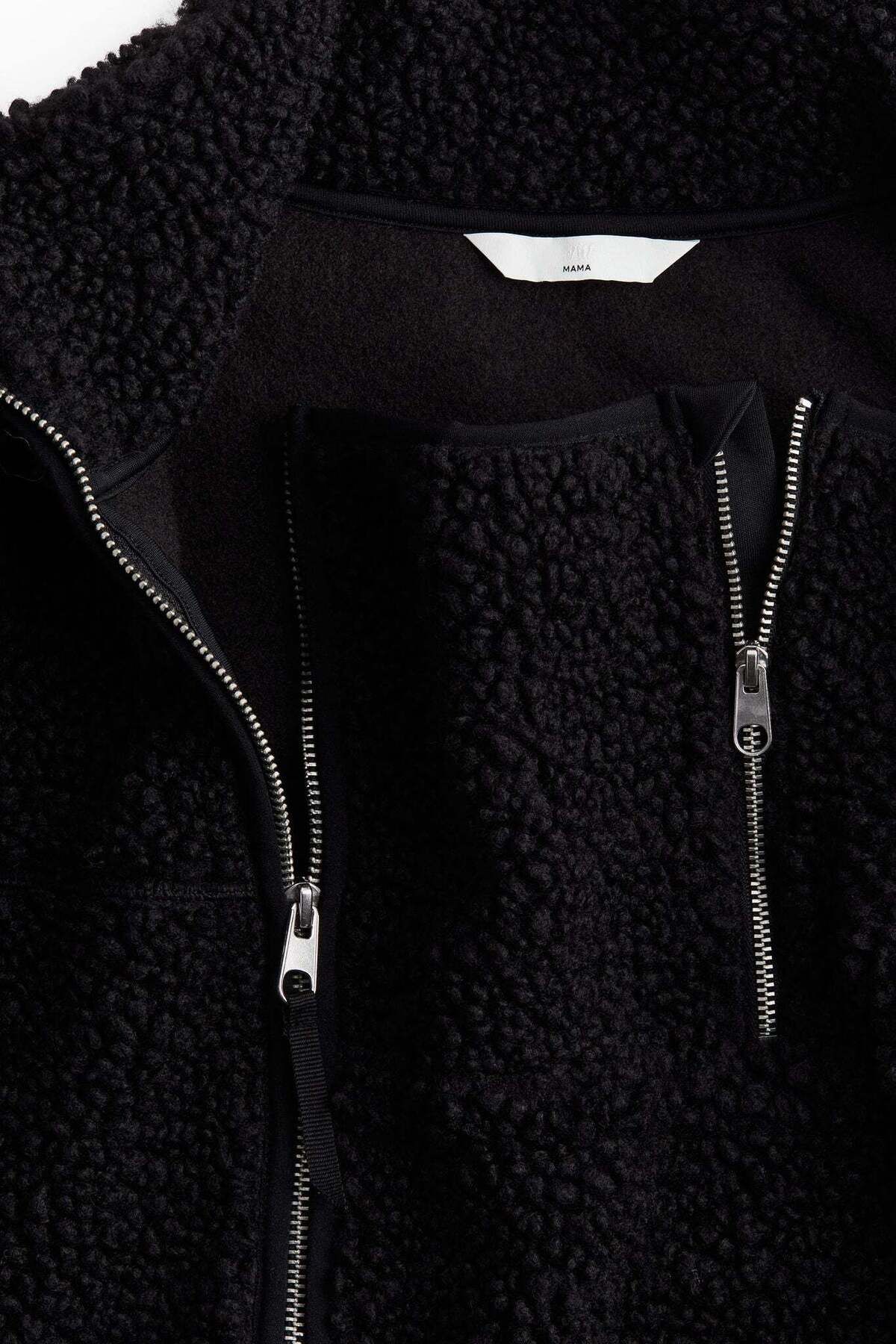H&M-MAMA Before & After Babywearing teddy jacket 4