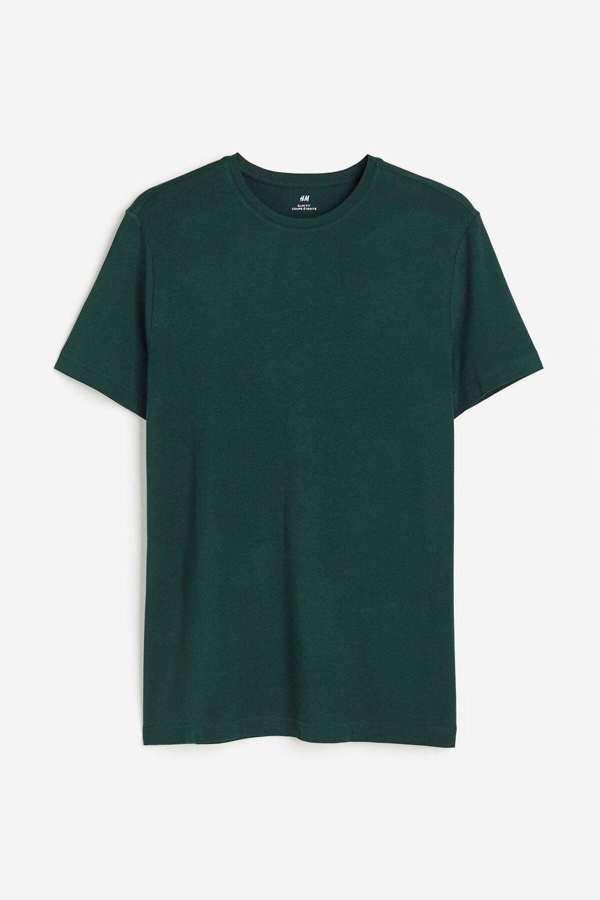 H&M Round-neck T-shirt Slim fit